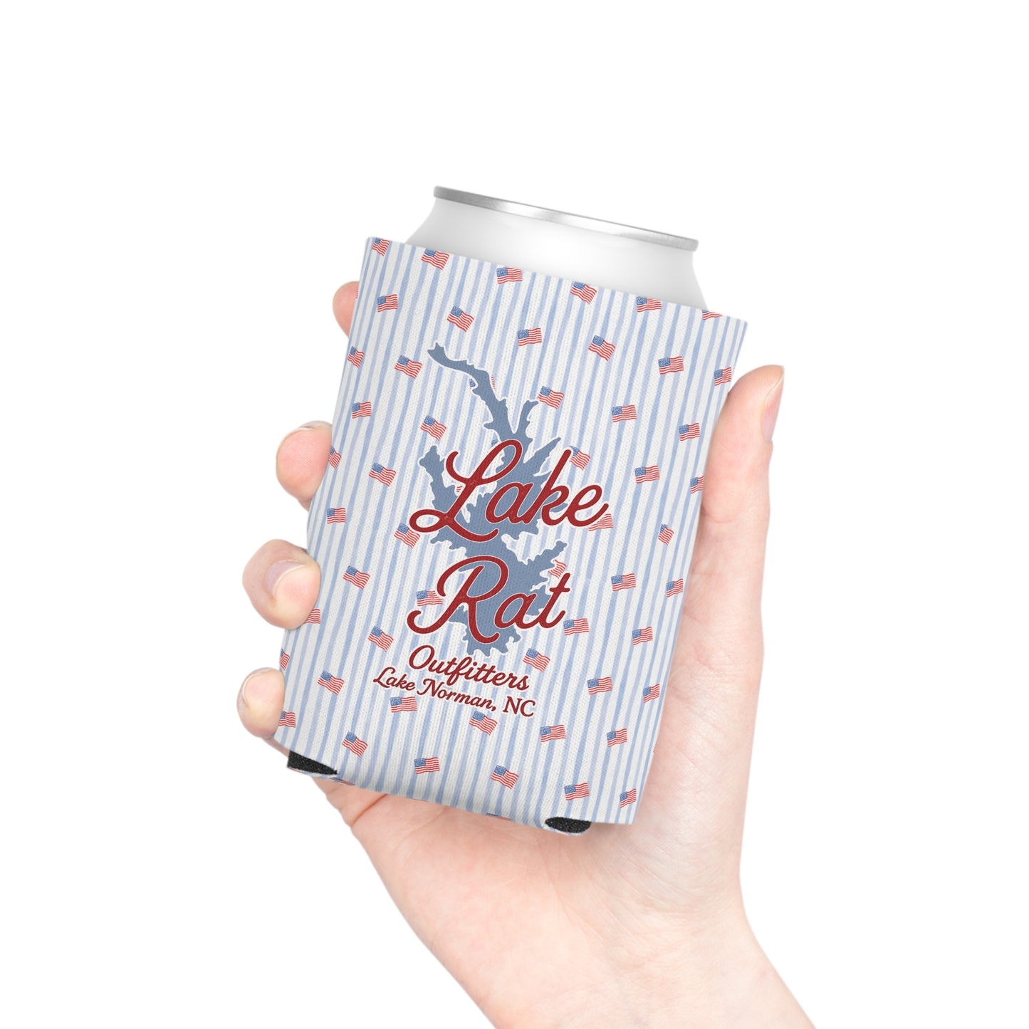 Lake Norman 'Lake Rat' July 4th Can Cooler