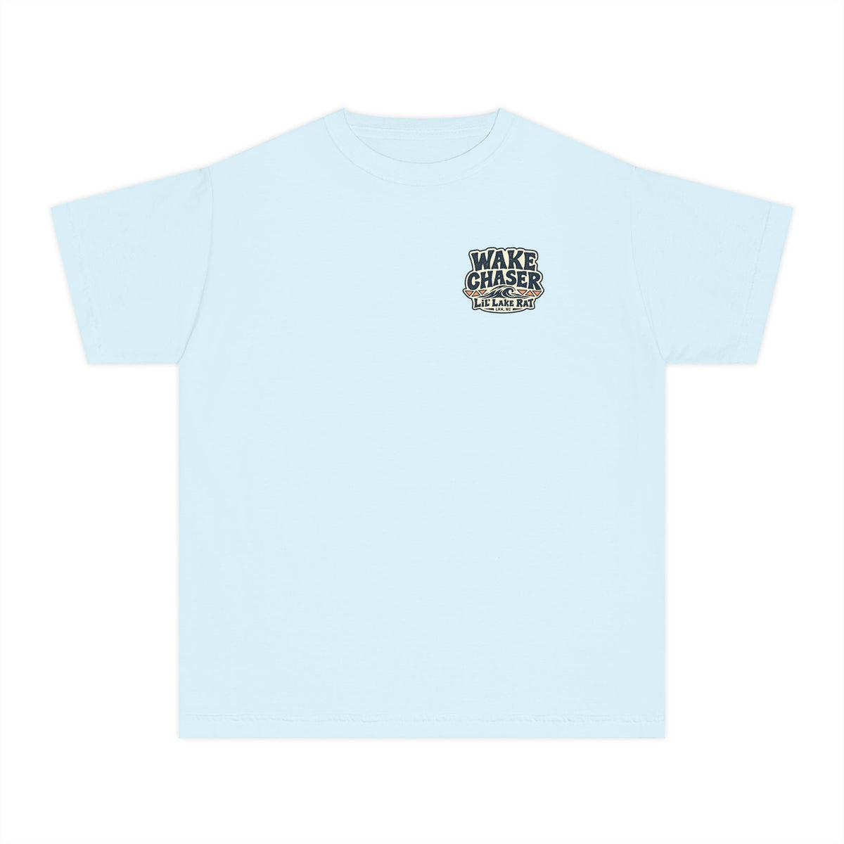 Youth Wake Chaser Tee — Surf Wave Graphic Kids T‑Shirt