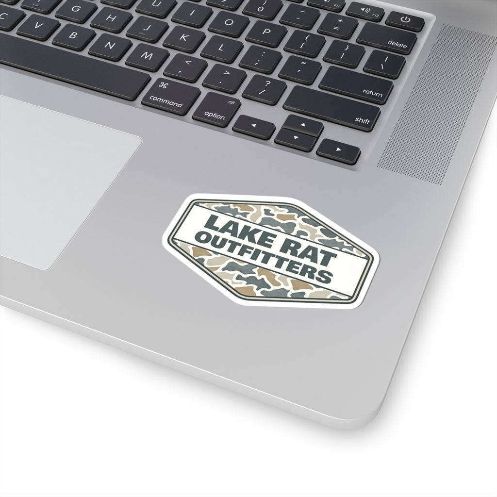 Lake Rat Duck Camo Sticker
