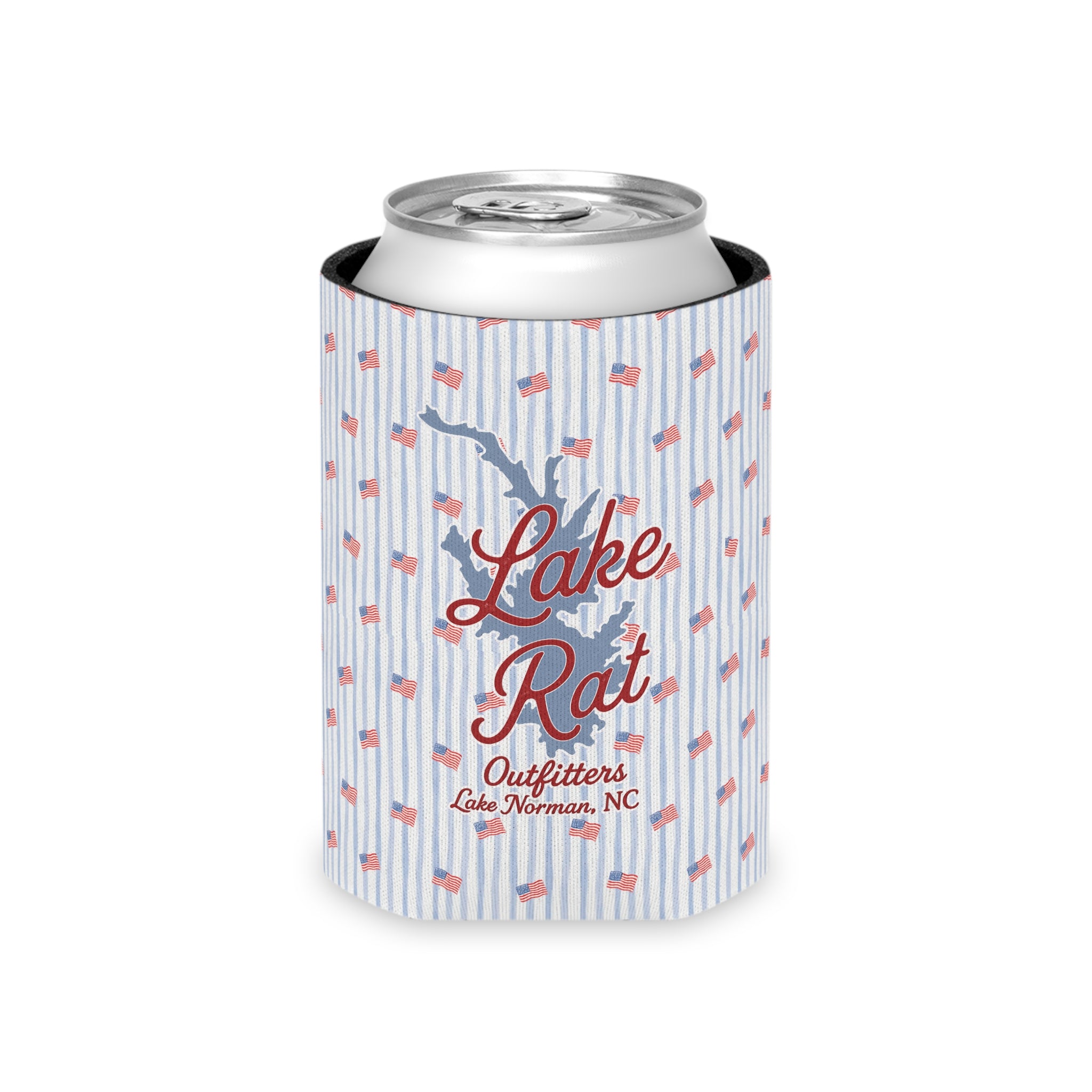 Lake Norman 'Lake Rat' July 4th Can Cooler