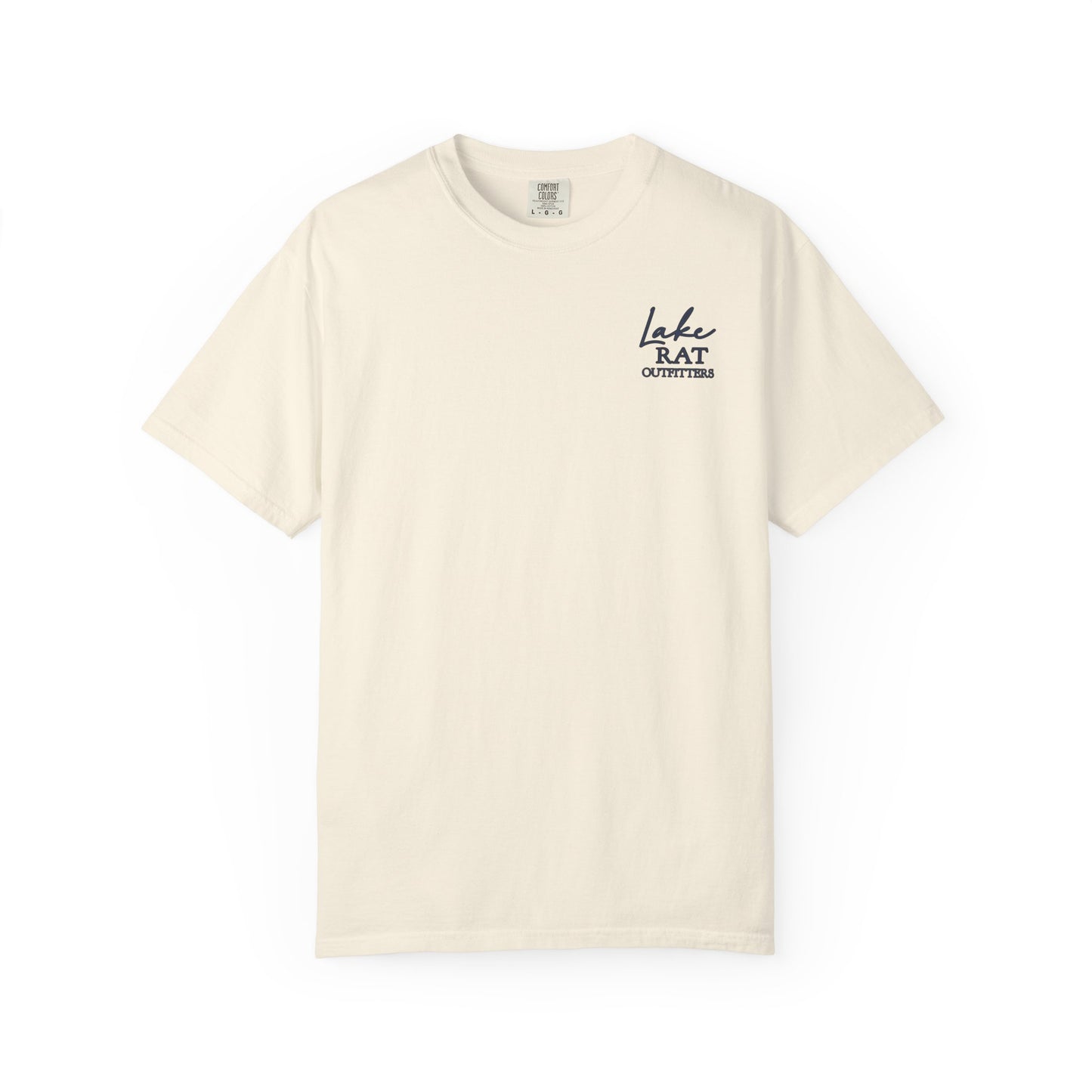 North Carolina Lake Life Wakeboard T-Shirt — Red White & Blue Wake Surf Design