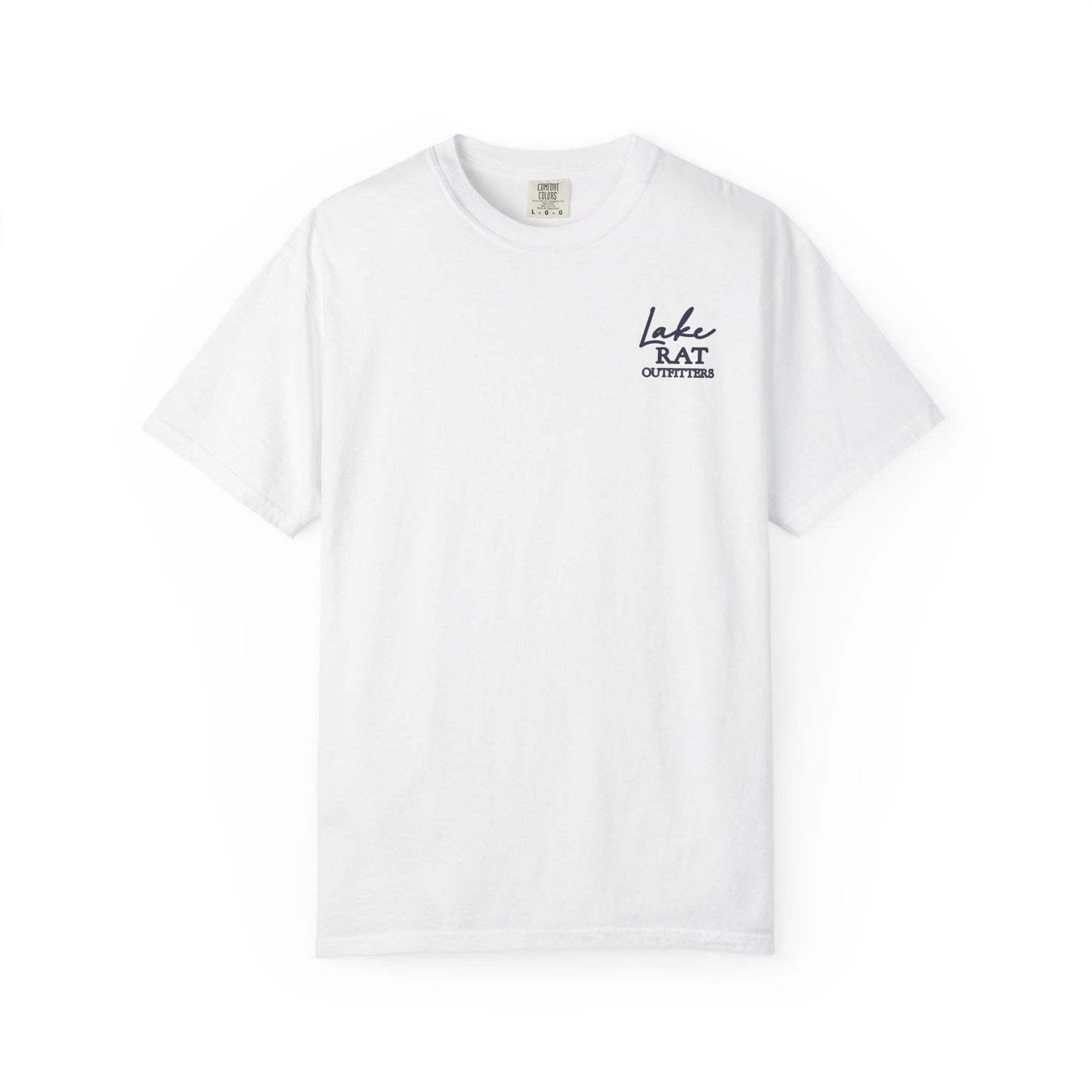 North Carolina Lake Life Wakeboard T-Shirt — Red White & Blue Wake Surf Design