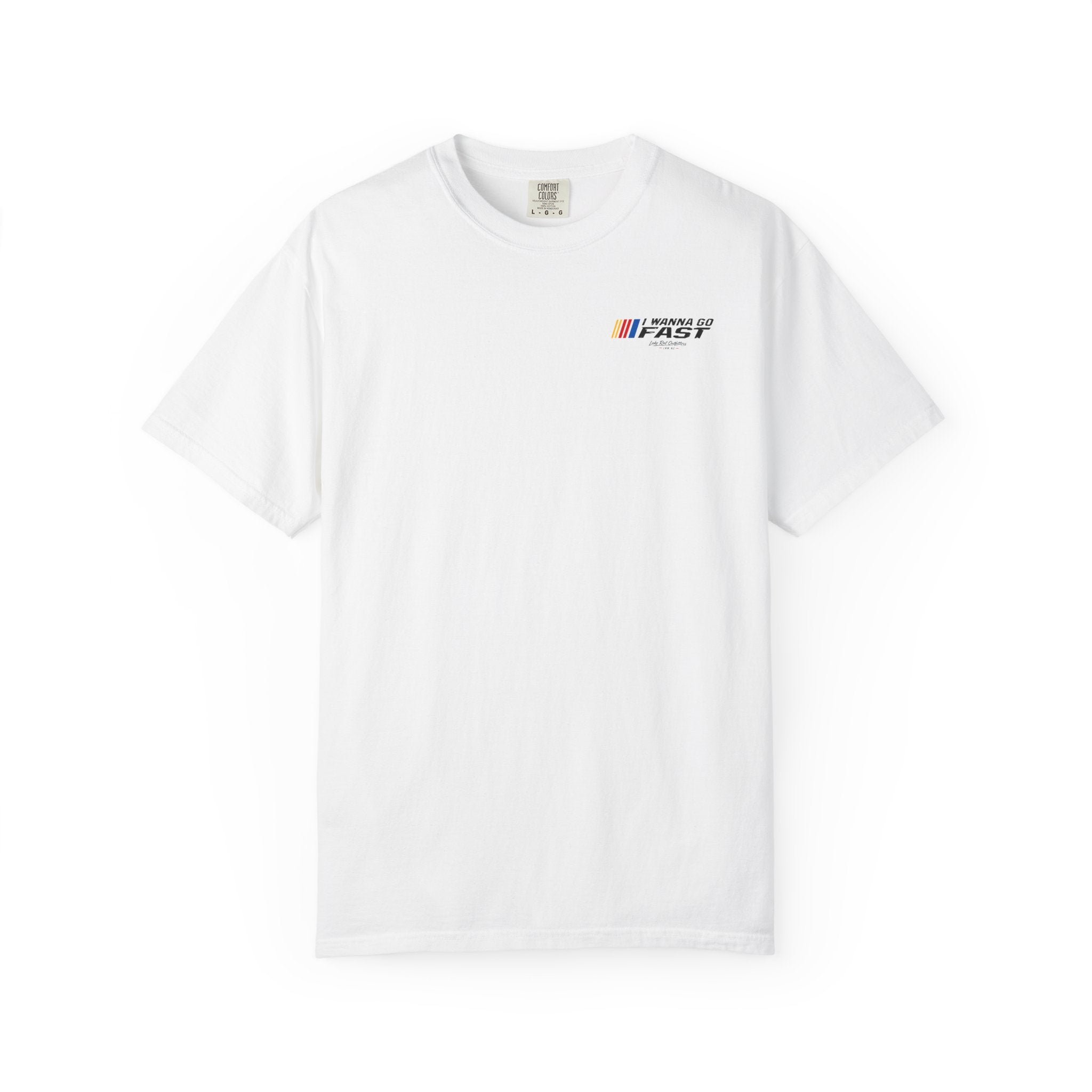 I Wanna Go Fast Boat T-Shirt — Retro American Flag Speedboat Tee