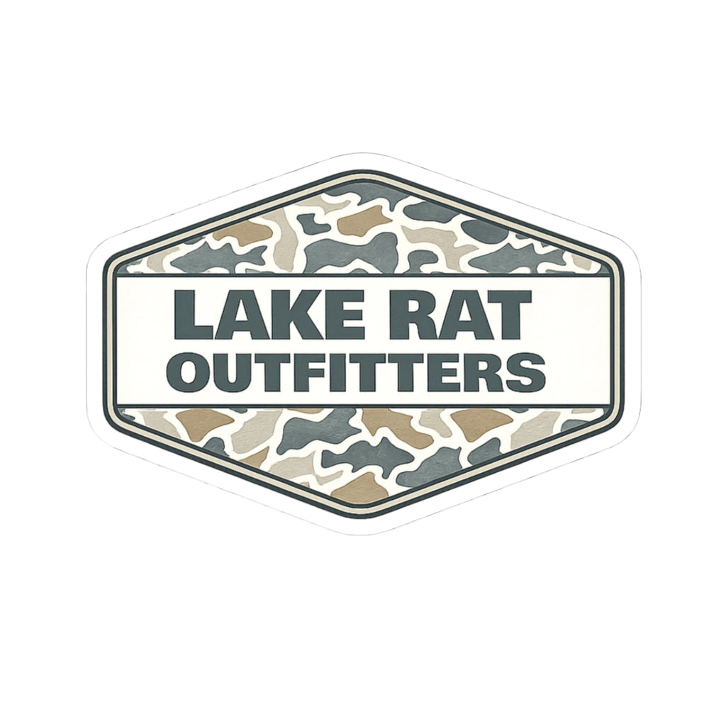 Lake Rat Duck Camo Sticker