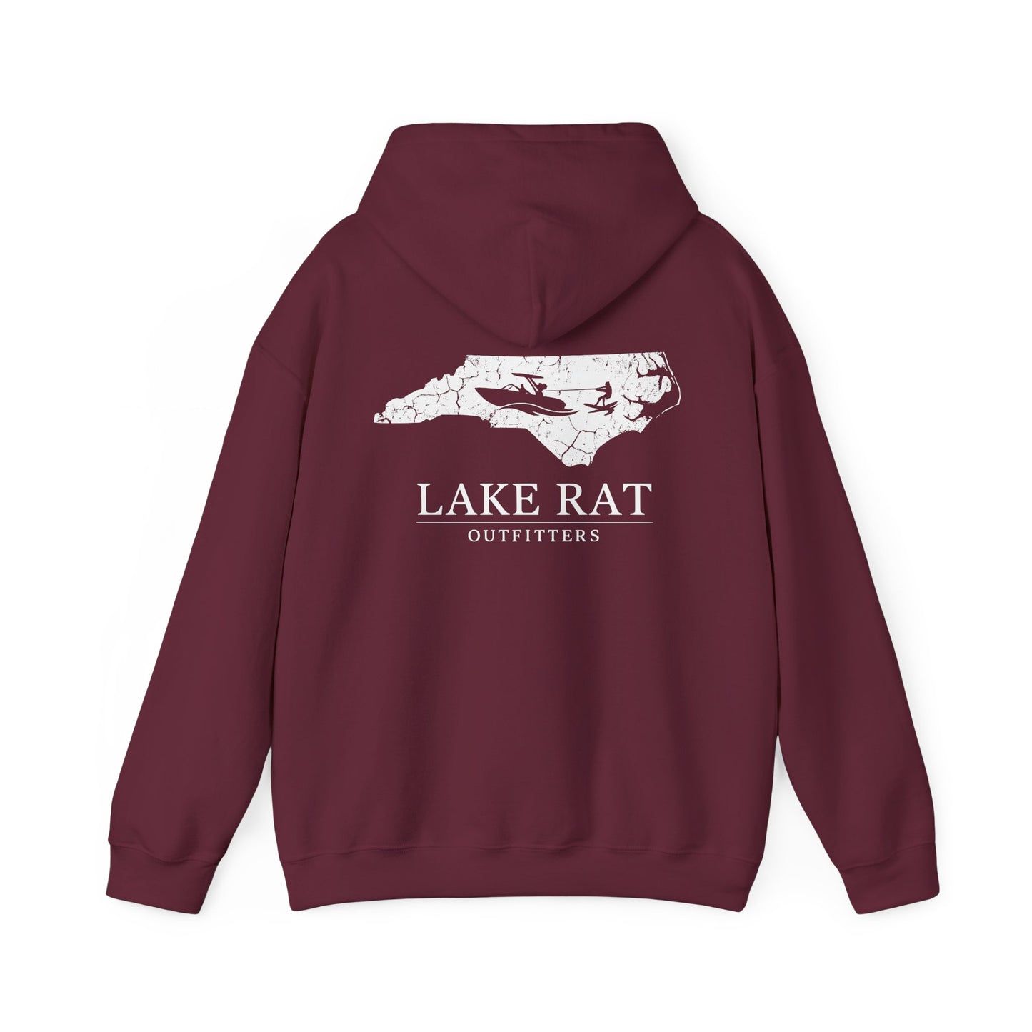 North Carolina Outline Hoodie — Wake County NC State Map Sweatshirt