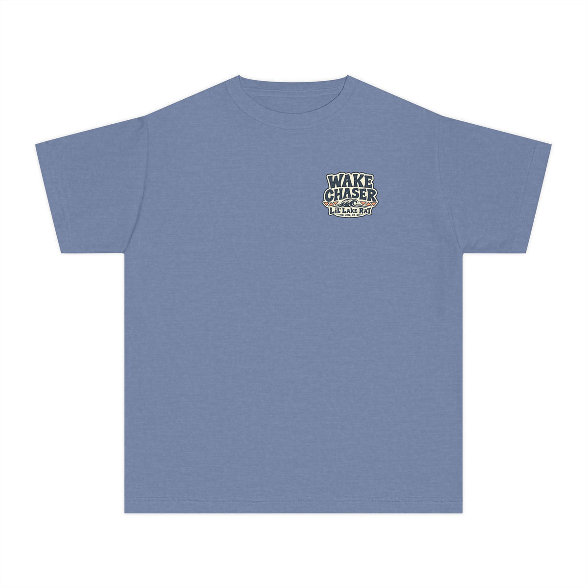 Youth Wake Chaser Tee — Surf Wave Graphic Kids T‑Shirt