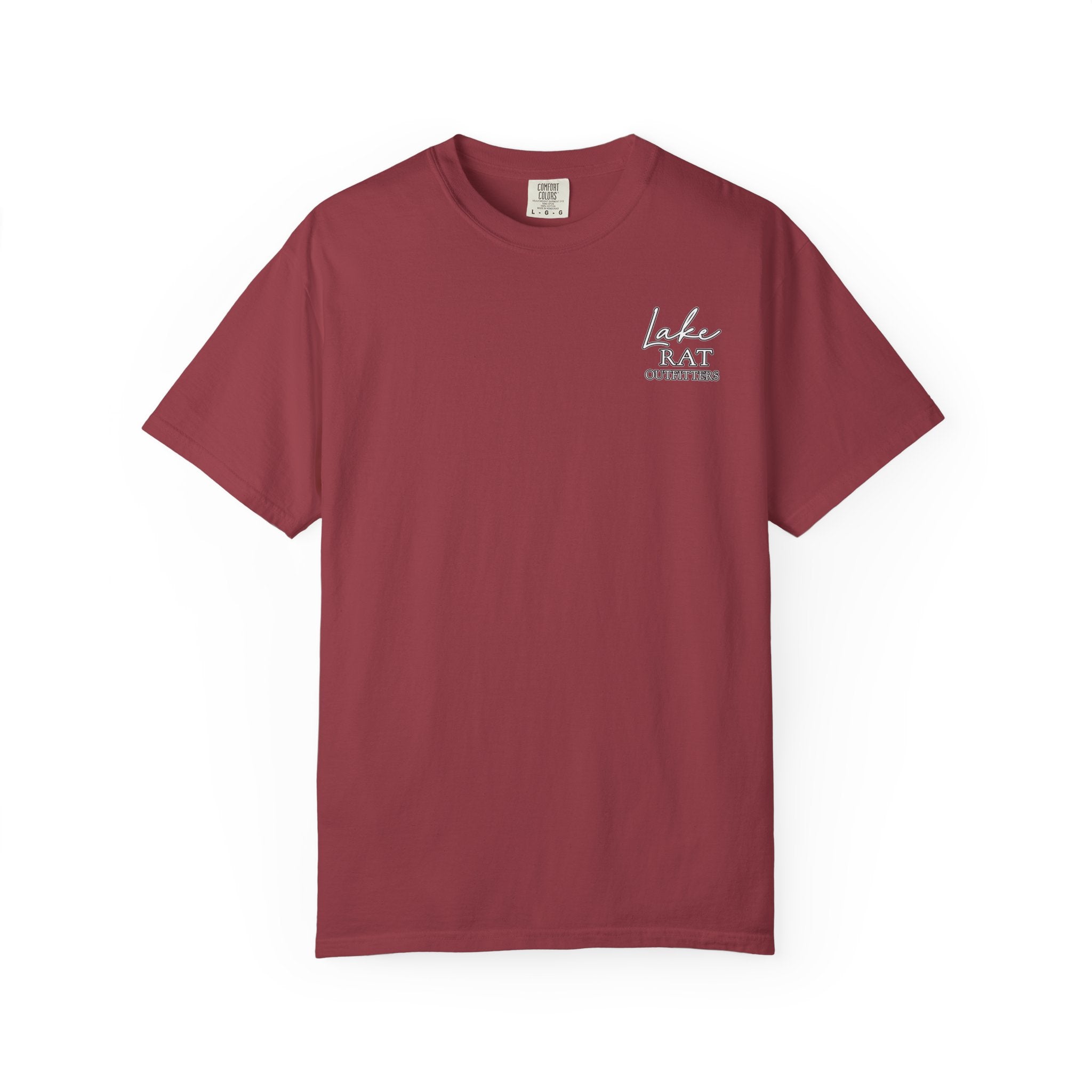 North Carolina Lake Life Wakeboard T-Shirt — Red White & Blue Wake Surf Design
