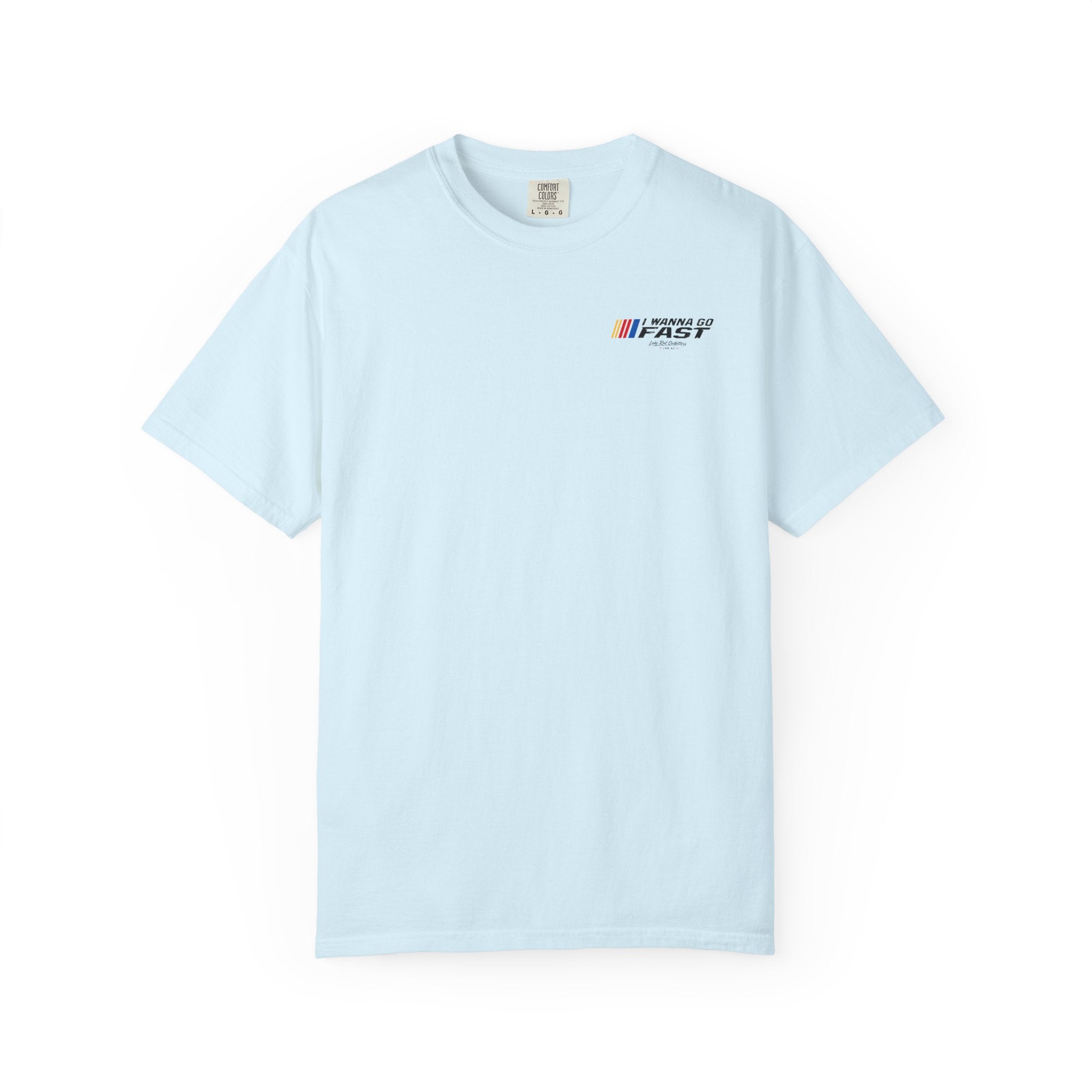 I Wanna Go Fast Boat T-Shirt — Retro American Flag Speedboat Tee