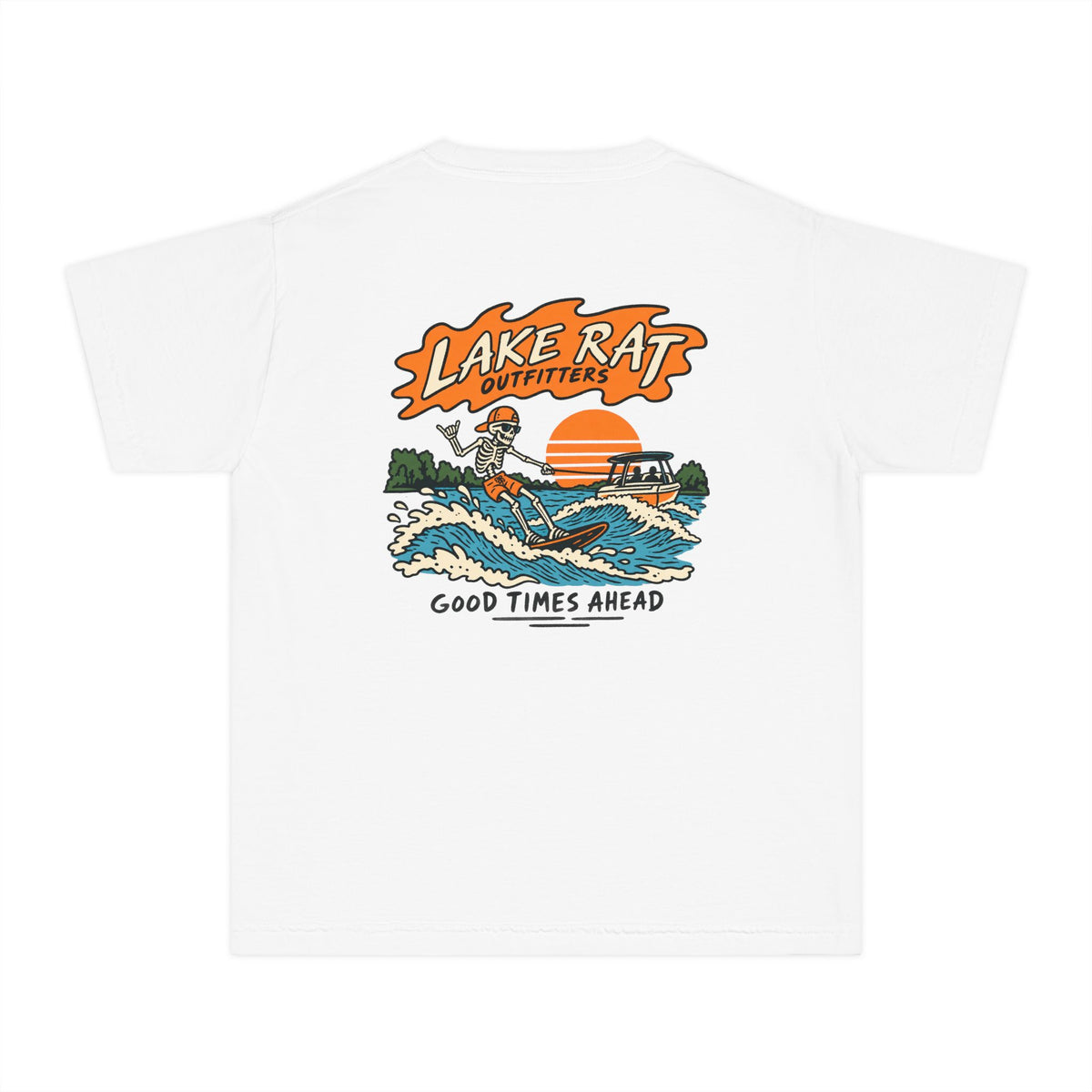 'Good Times Ahead' Lake Outfitters Kids T-Shirt