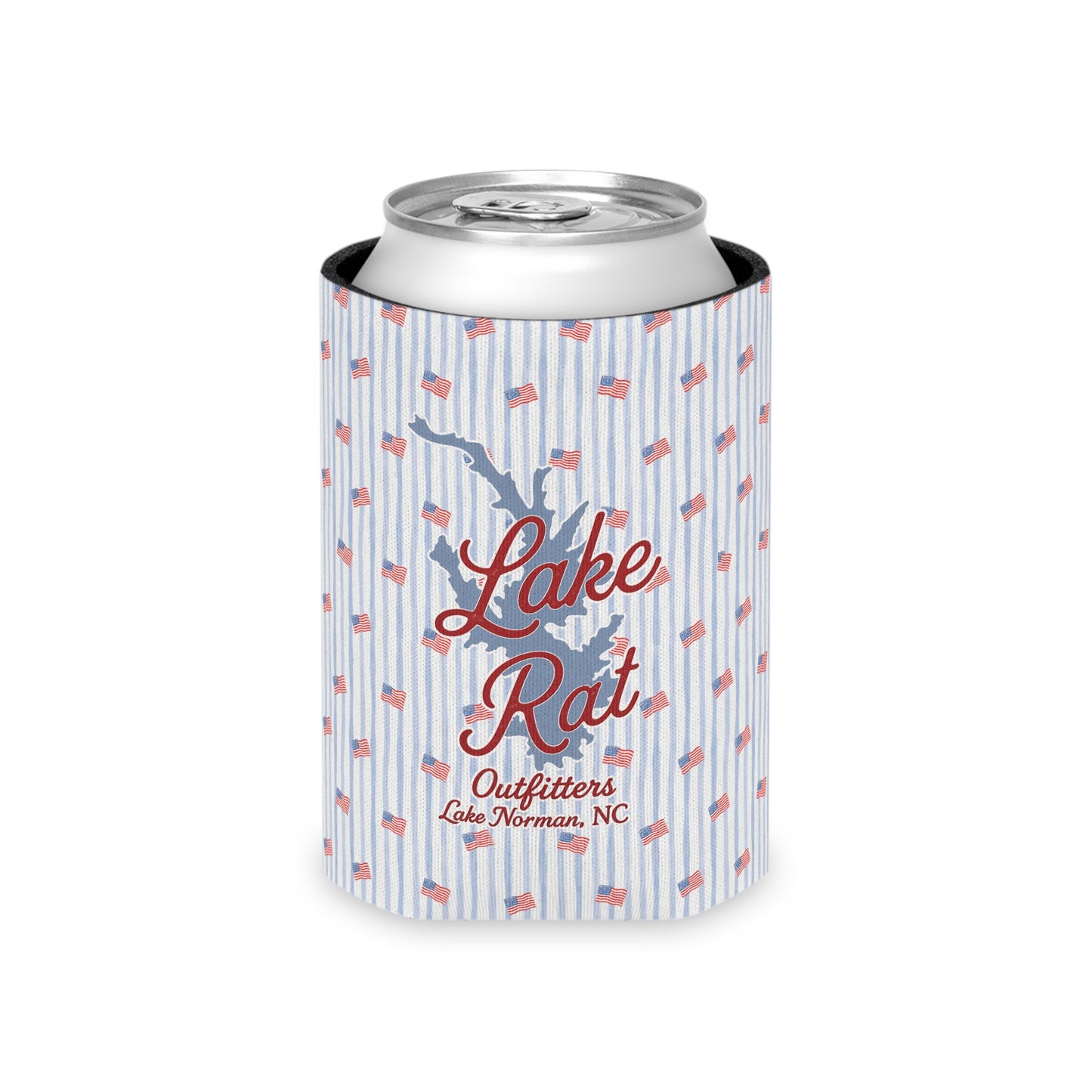 Lake Norman 'Lake Rat' July 4th Can Cooler