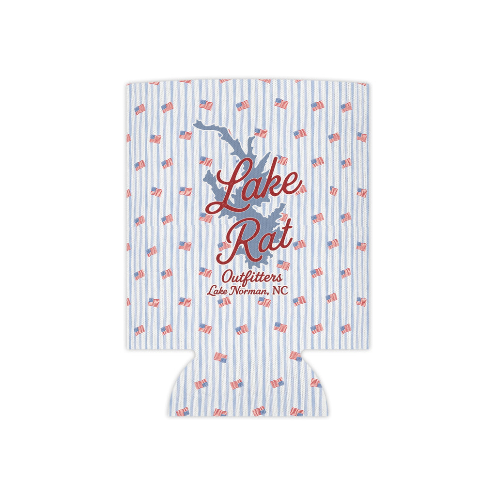 Lake Norman 'Lake Rat' July 4th Can Cooler
