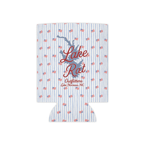 Lake Norman 'Lake Rat' July 4th Can Cooler