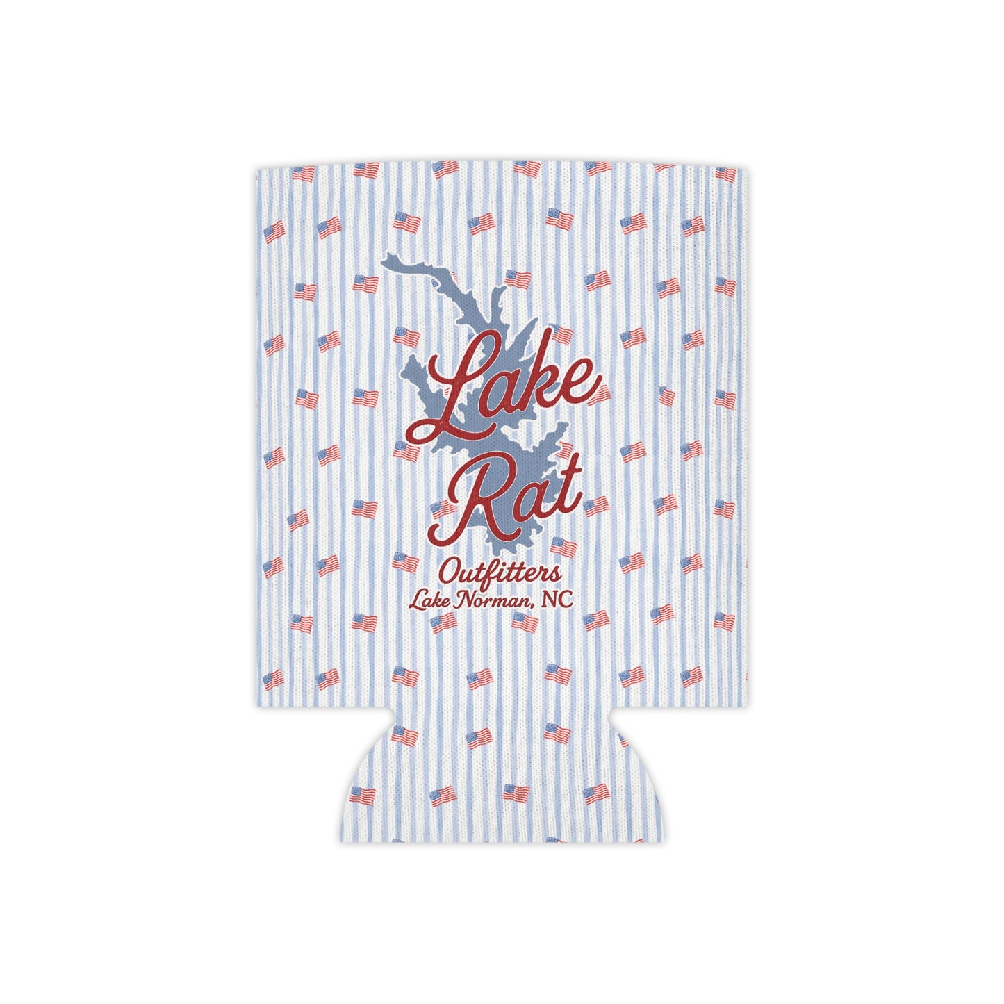 Lake Norman 'Lake Rat' July 4th Can Cooler