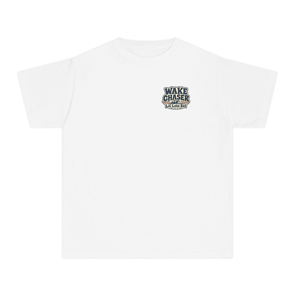 Youth Wake Chaser Tee — Surf Wave Graphic Kids T‑Shirt