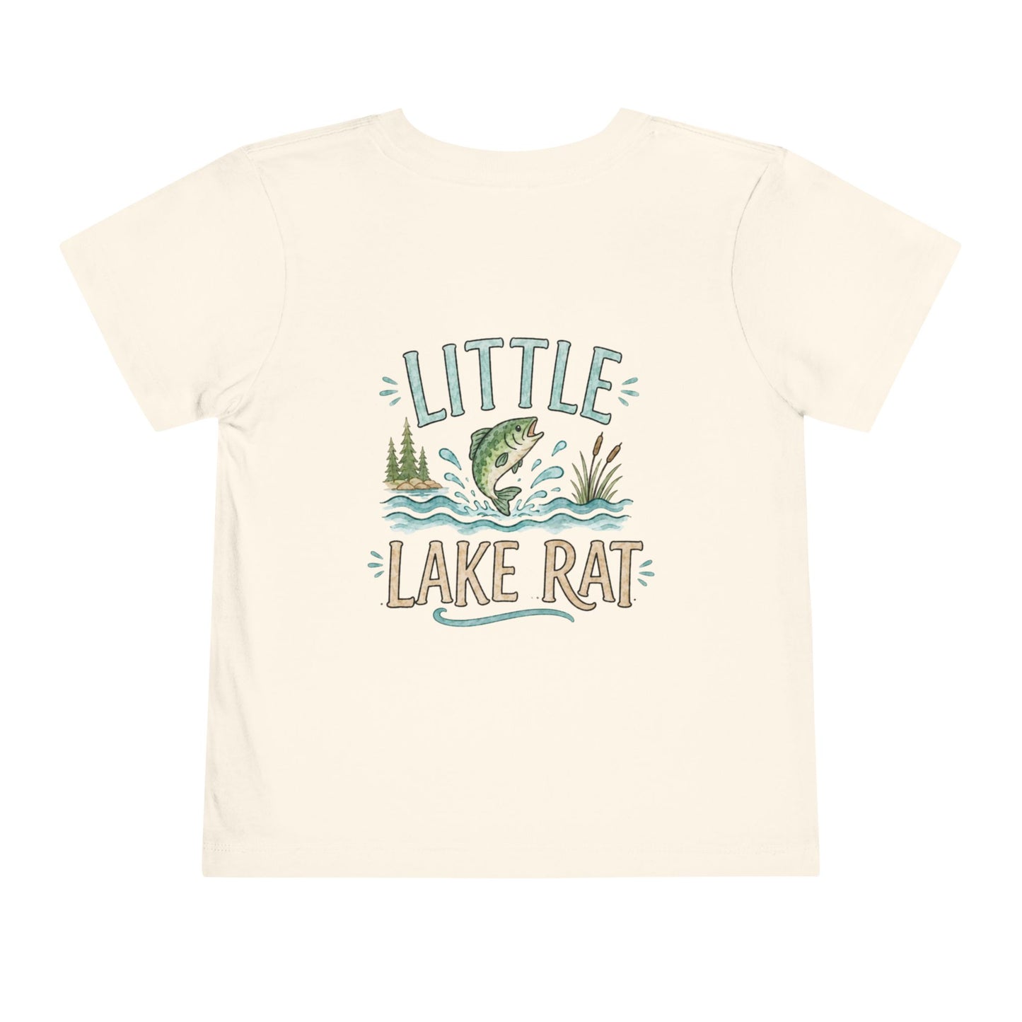Little Lake Rat Toddler Tee — Cute Fishing Kid T-Shirt