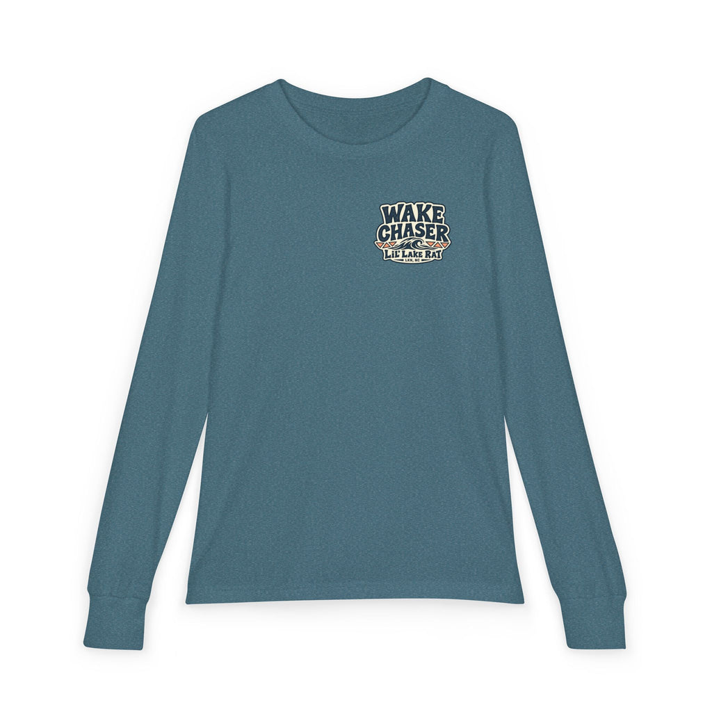 Wake Chaser Youth Long Sleeve Tee – Lake Outfitters Surf Wave Graphic