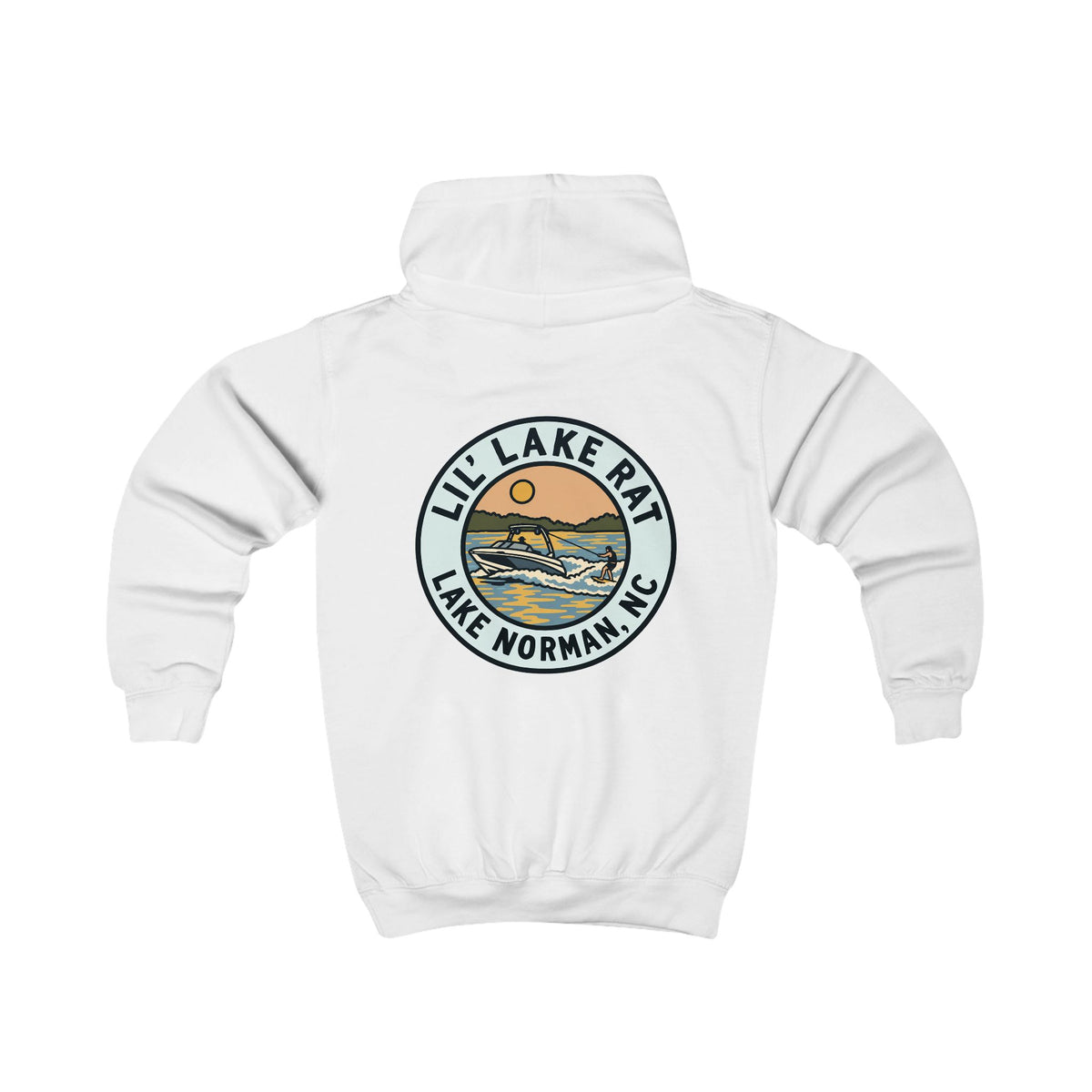 Kids Hoodie - "Lil' Lake Rat" Lake Norman Graphic Pullover