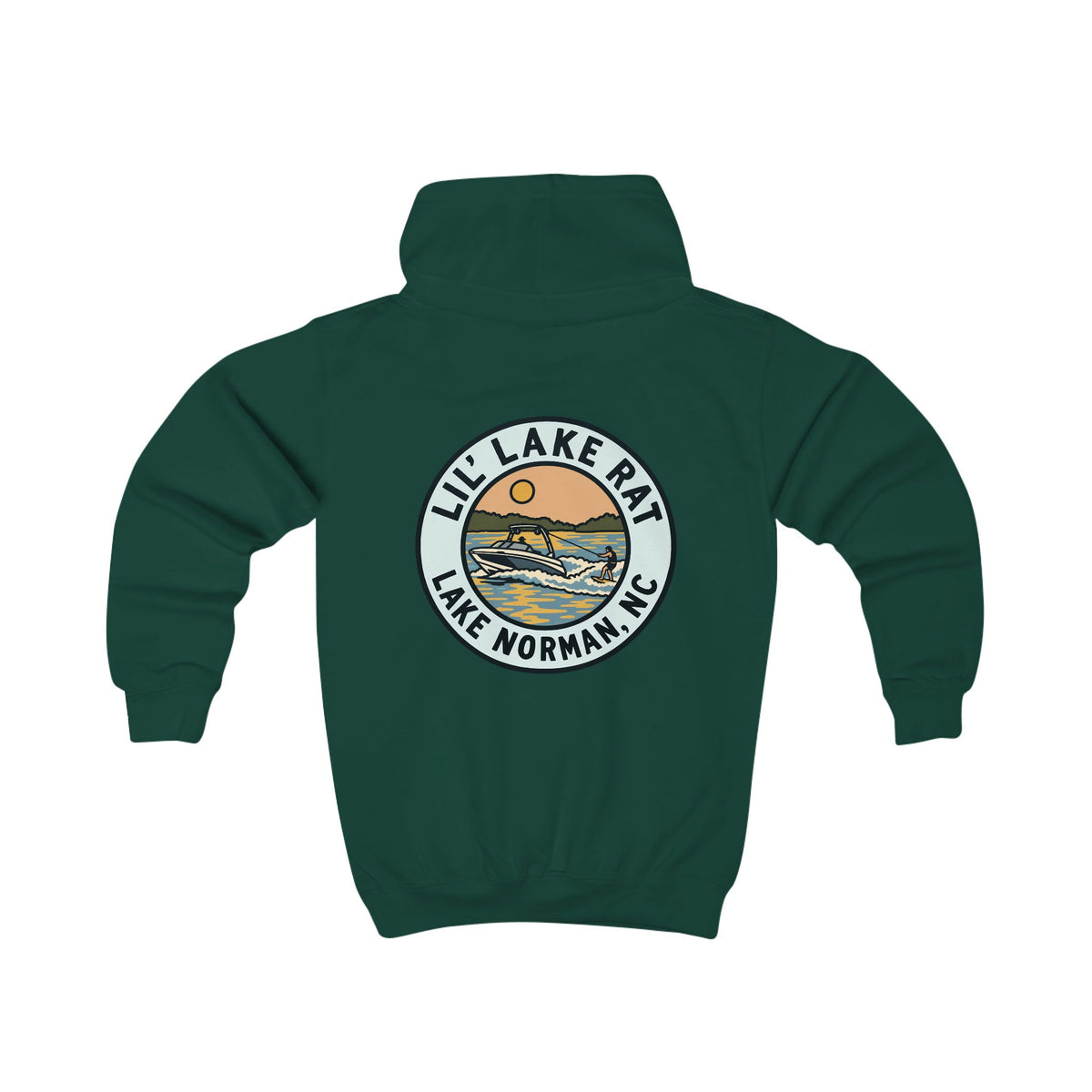 Kids Hoodie - "Lil' Lake Rat" Lake Norman Graphic Pullover