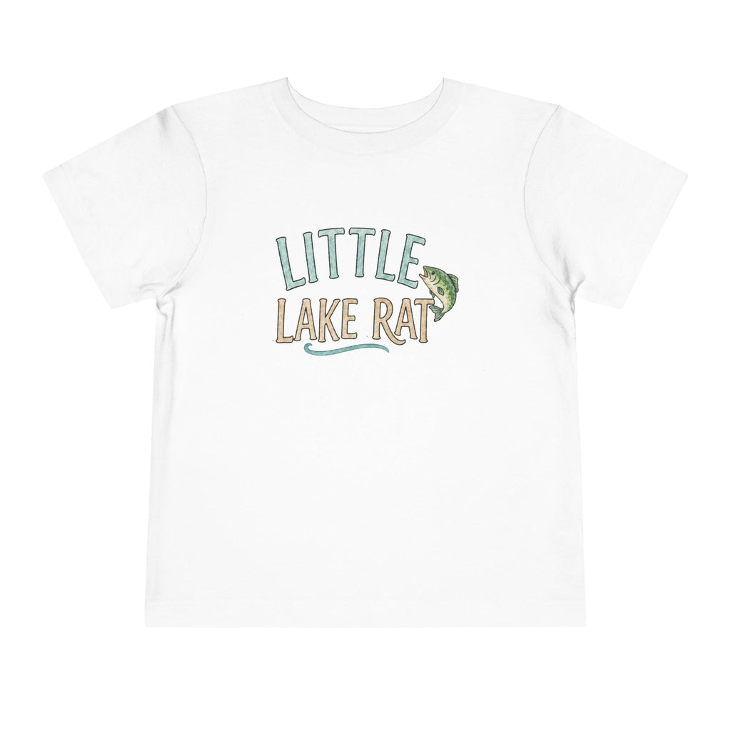 Little Lake Rat Toddler Tee — Cute Fishing Kid T-Shirt