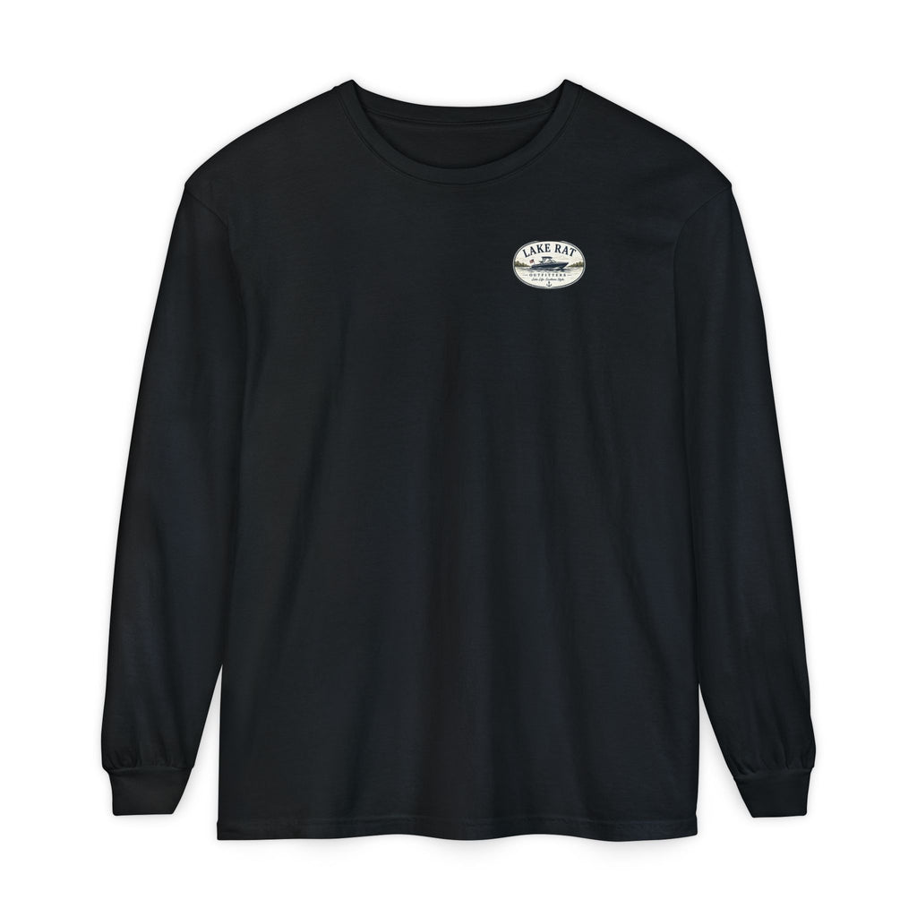 OVAL But Did We Sink? Boat Graphic Long Sleeve Tee