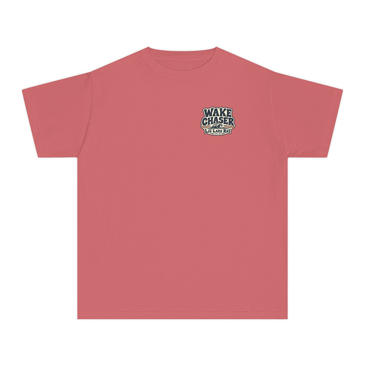 Youth Wake Chaser Tee — Surf Wave Graphic Kids T‑Shirt