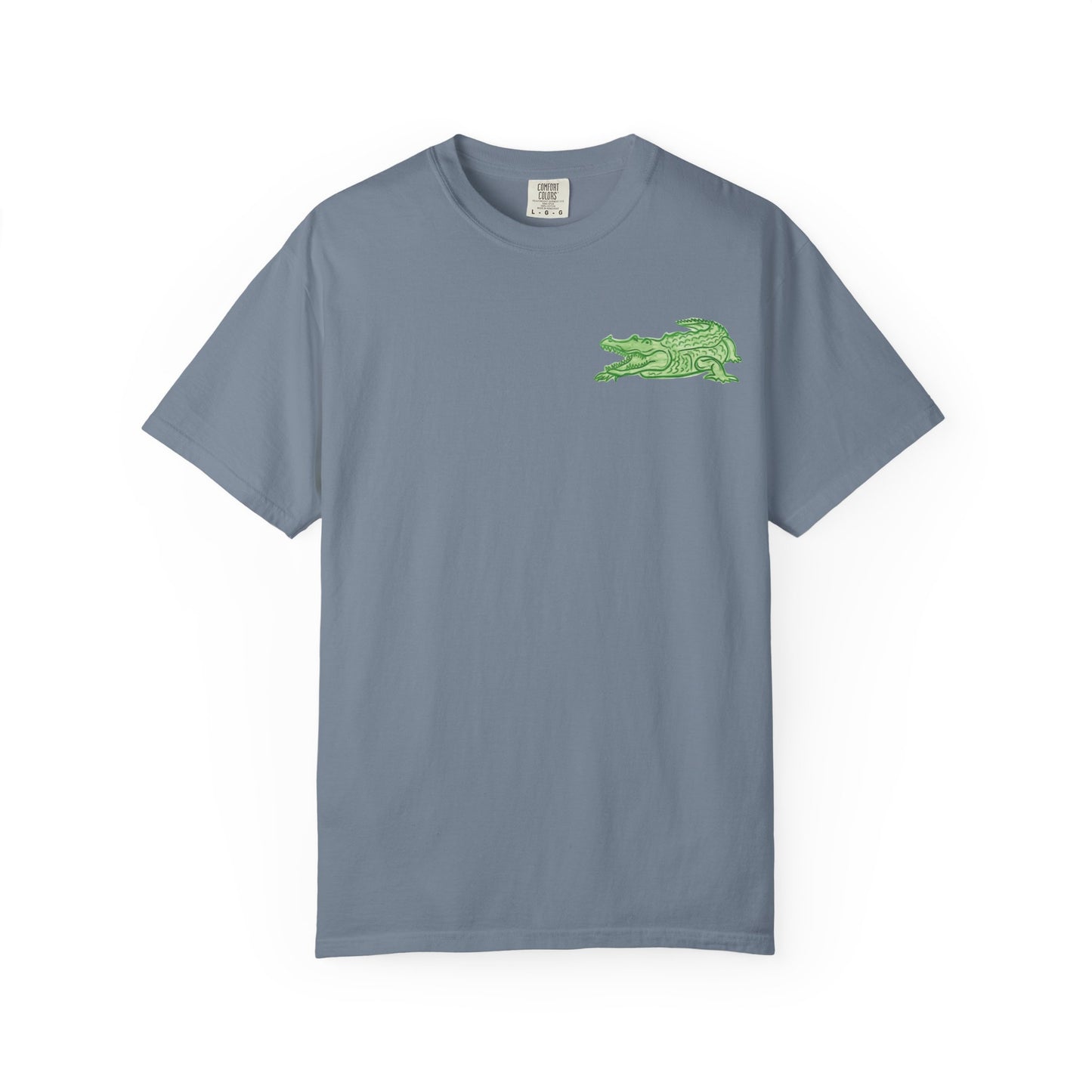 Alligator "Later" Graphic T-shirt | Relaxed Crocodile Illustration, Pool Vibes