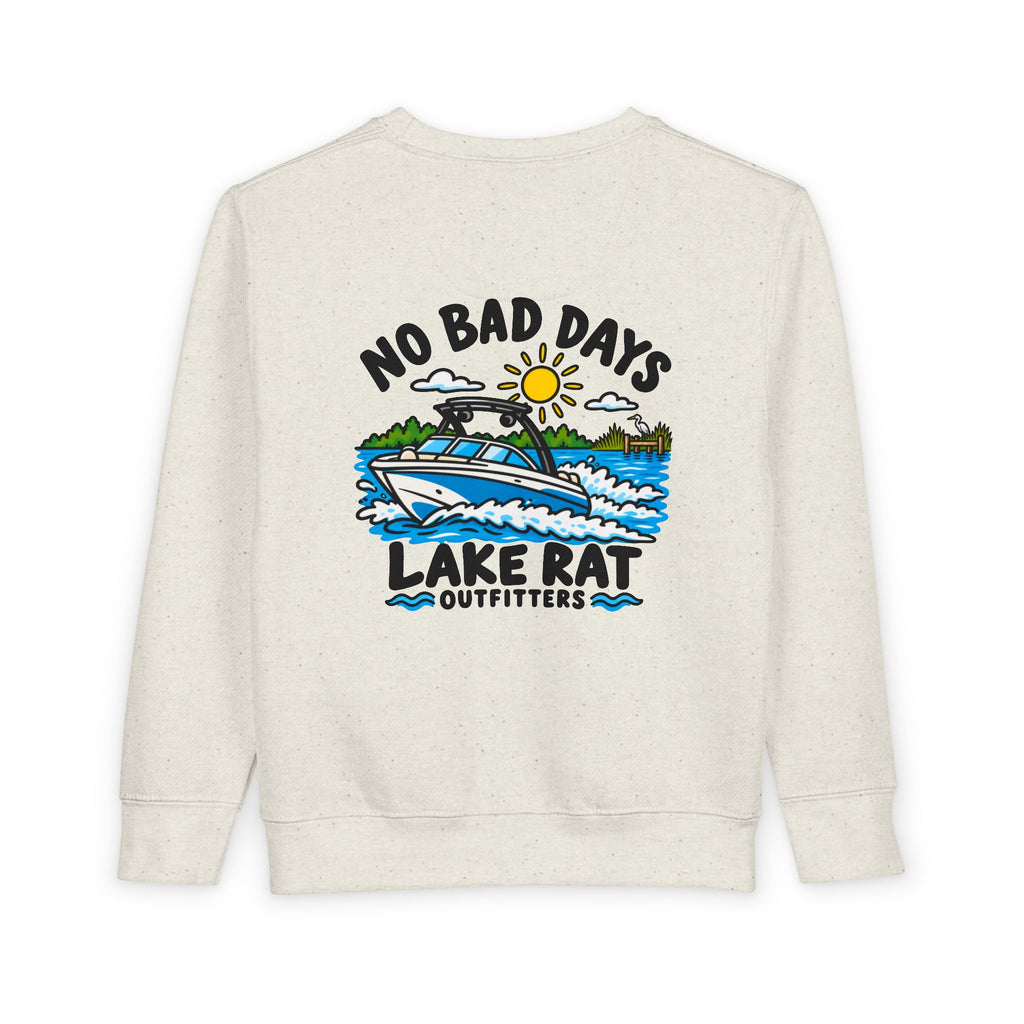 No Bad Days Lake Rat Outfitters Toddler Sweatshirt