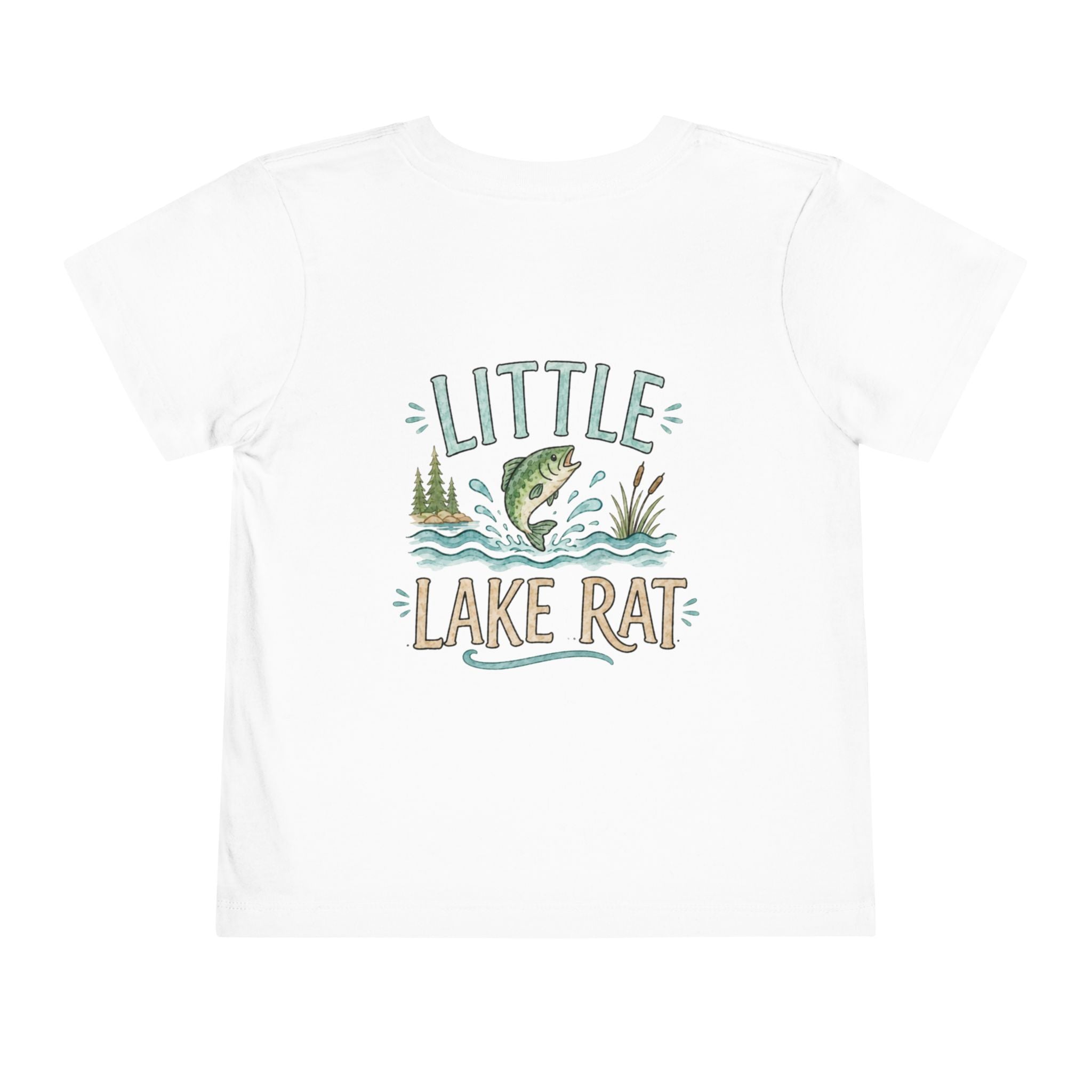 Little Lake Rat Toddler Tee — Cute Fishing Kid T-Shirt