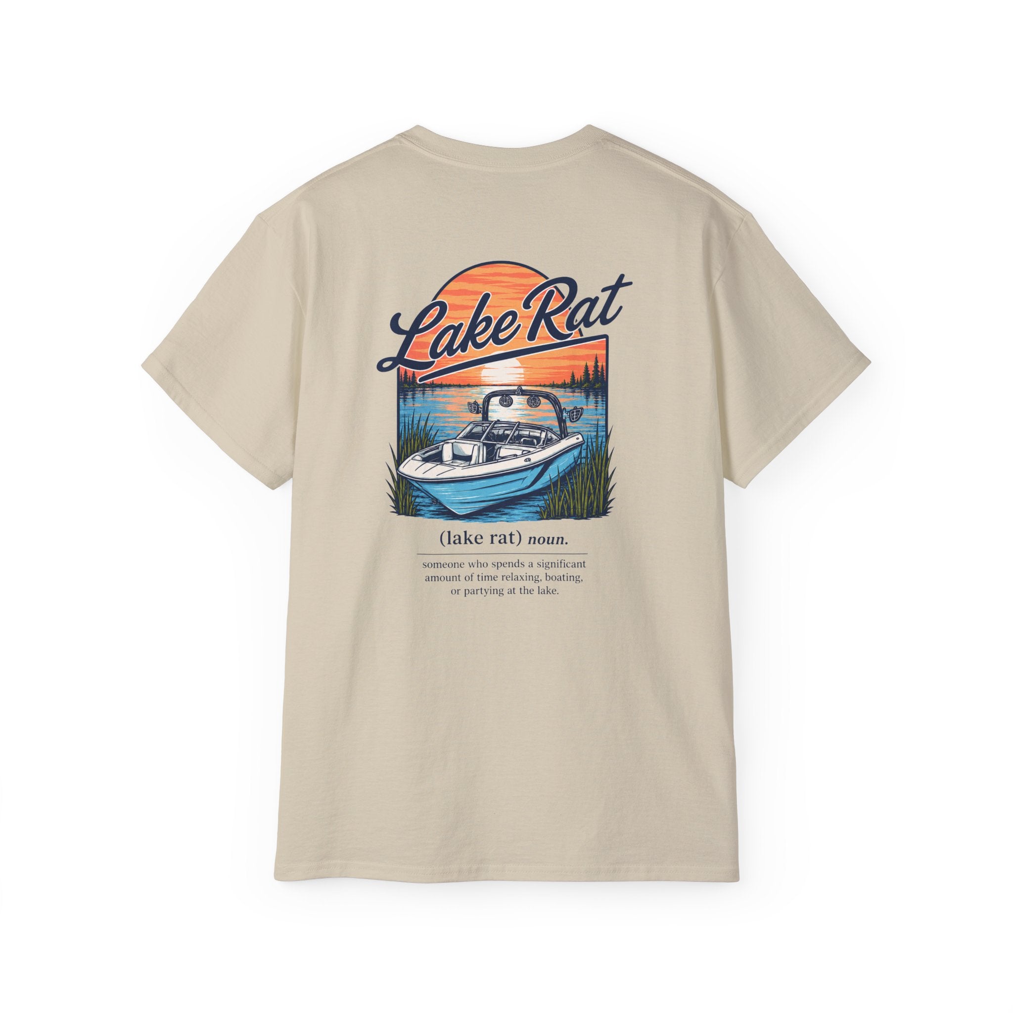 Lake Rat Definition Tee — Wake Boat Graphic T-Shirt
