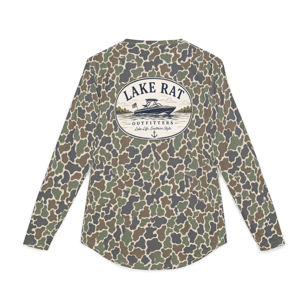 Lake Rat Camo UV Protection Long Sleeve Shirt — Lake Life Southern Style