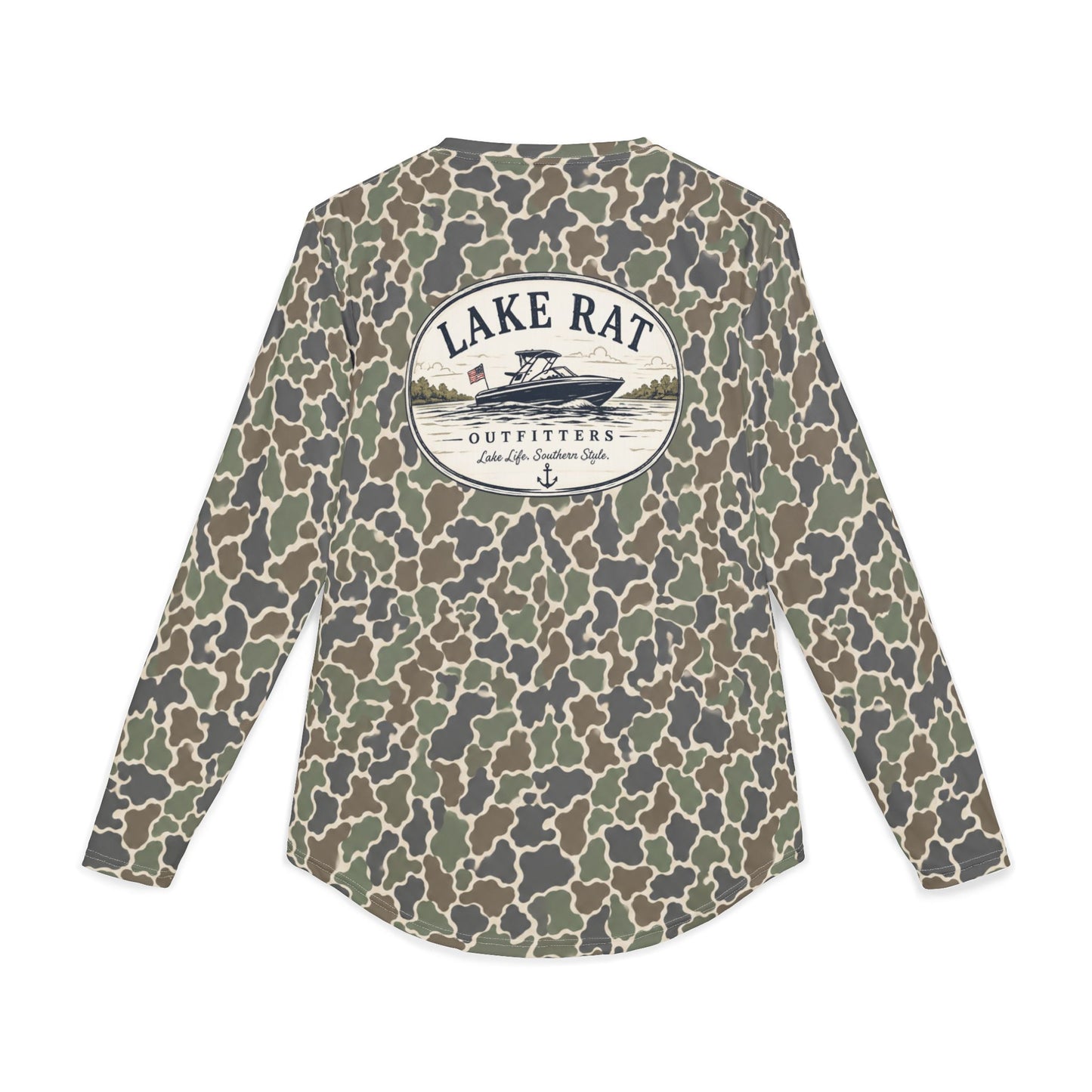Lake Rat Camo UV Protection Long Sleeve Shirt — Lake Life Southern Style