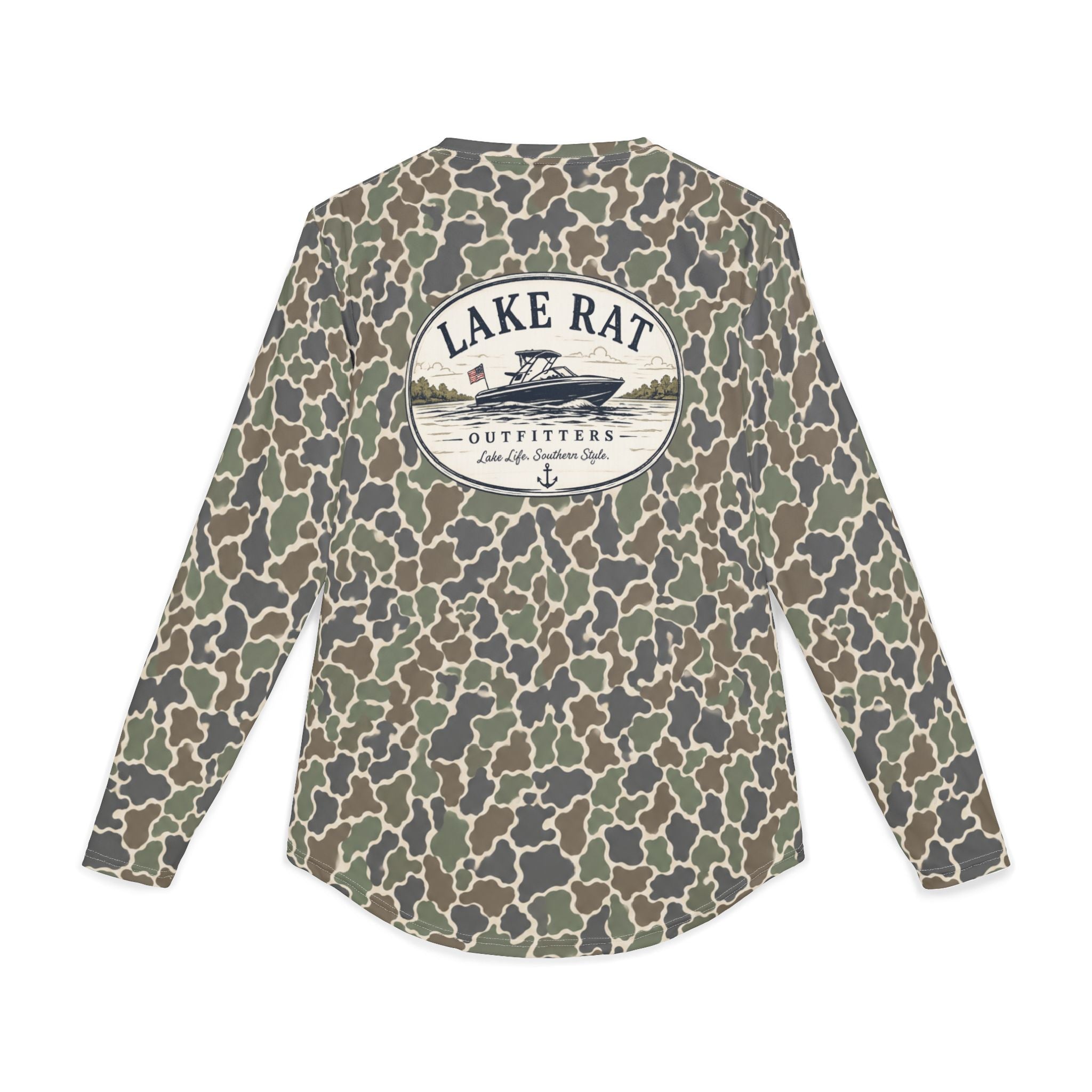 Lake Rat Camo UV Protection Long Sleeve Shirt — Lake Life Southern Style