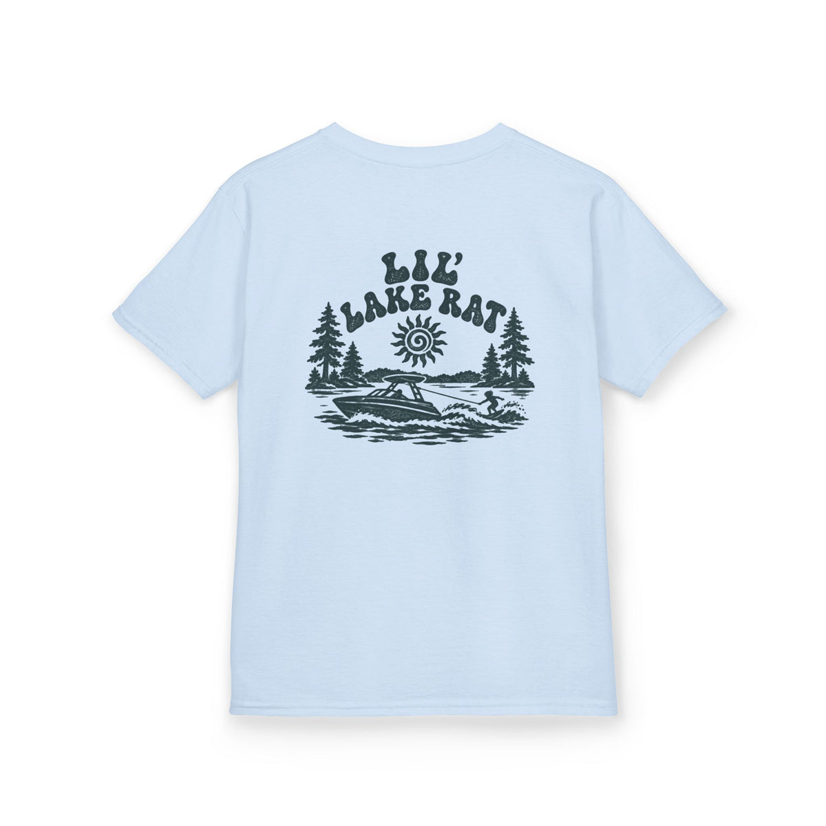Kids Tee — "Lil Lake Rat" Retro Lake Graphic Kids T-Shirt