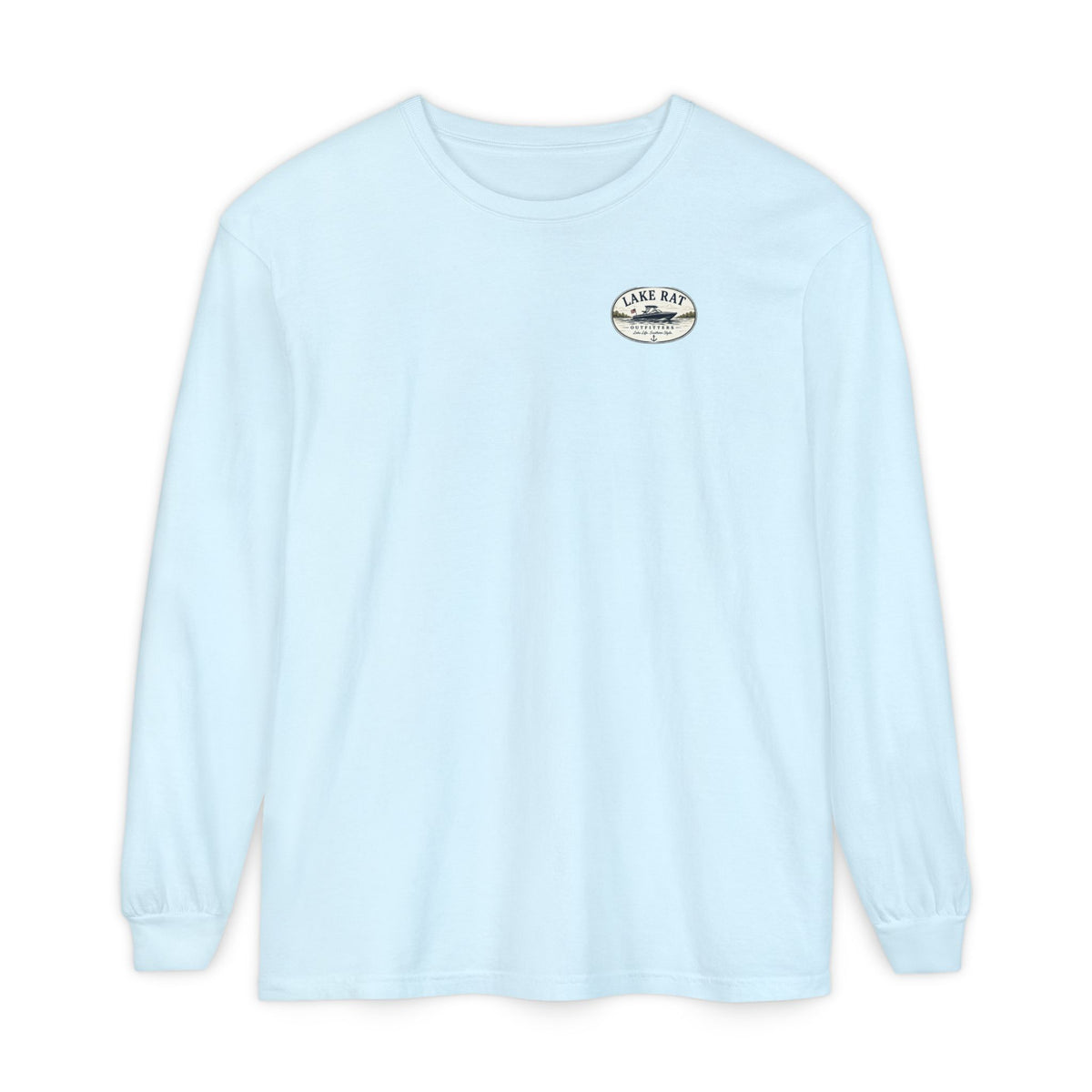 OVAL But Did We Sink? Boat Graphic Long Sleeve Tee