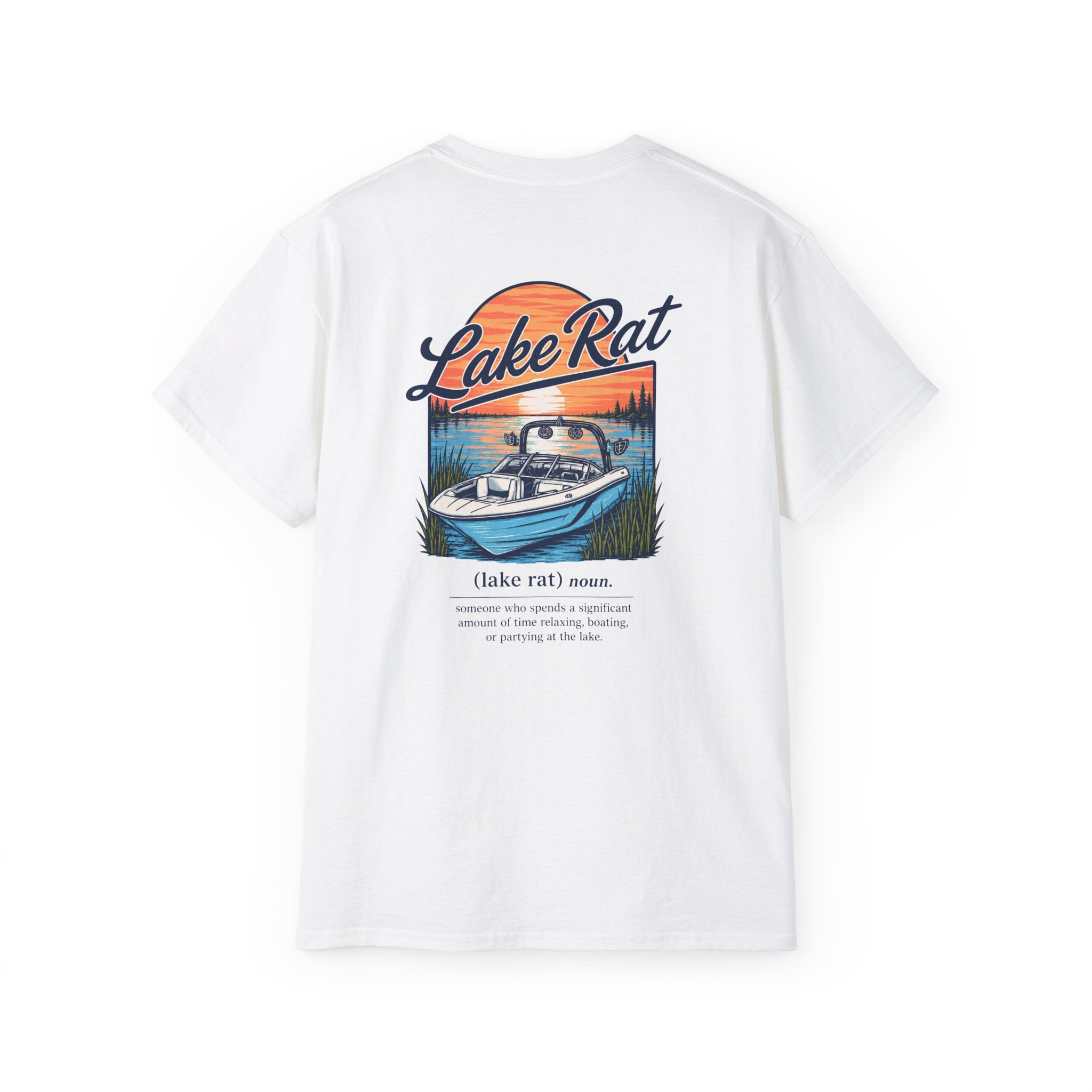 Lake Rat Definition Tee — Wake Boat Graphic T-Shirt
