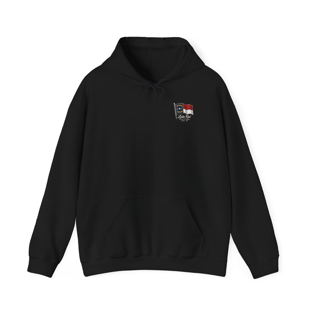 North Carolina Flag Hoodie — Lake Rat Outfitters Pullover