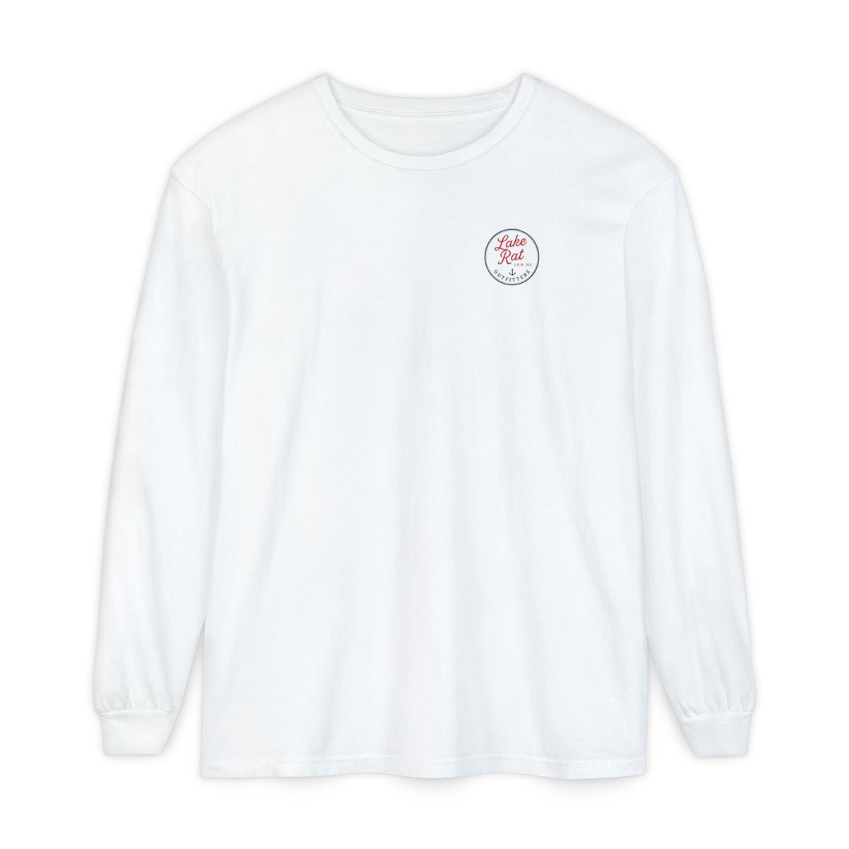 But Did We Sink? Boat Graphic Long Sleeve Tee
