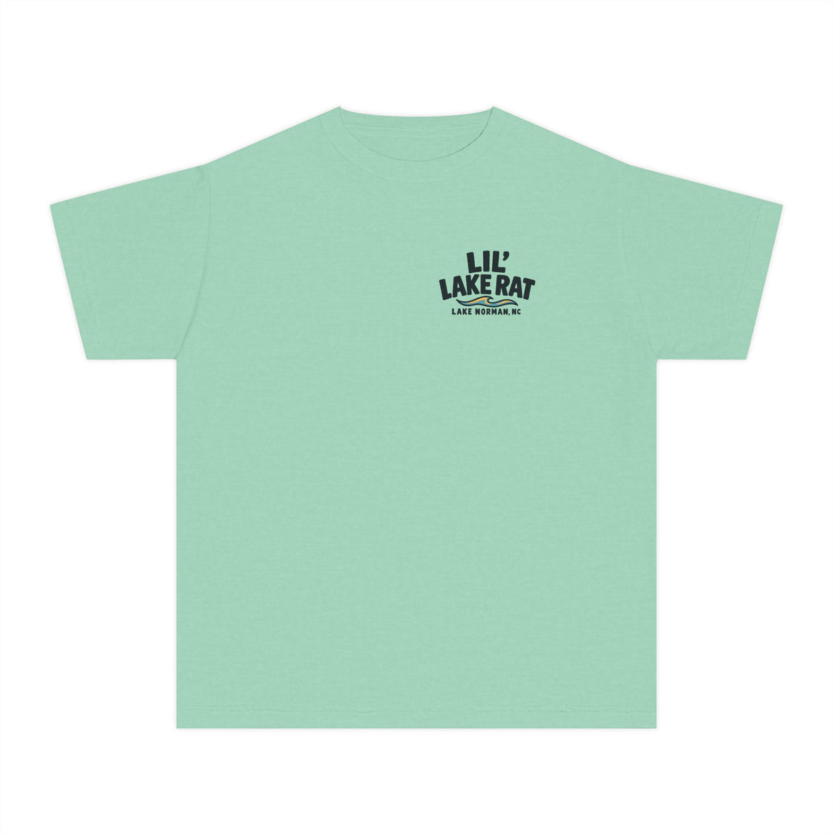 Lil' Lake Rat Youth Tee — Lake Norman Scenic Logo Kids T‑Shirt