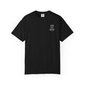 Lake Rat Outfitters T-Shirt — Nautical Boat Over Whiskey Glass Back Graphic