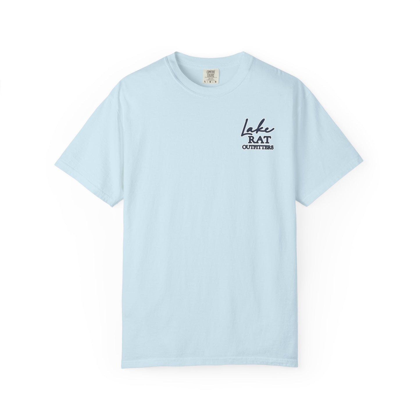 North Carolina Lake Life Wakeboard T-Shirt — Red White & Blue Wake Surf Design