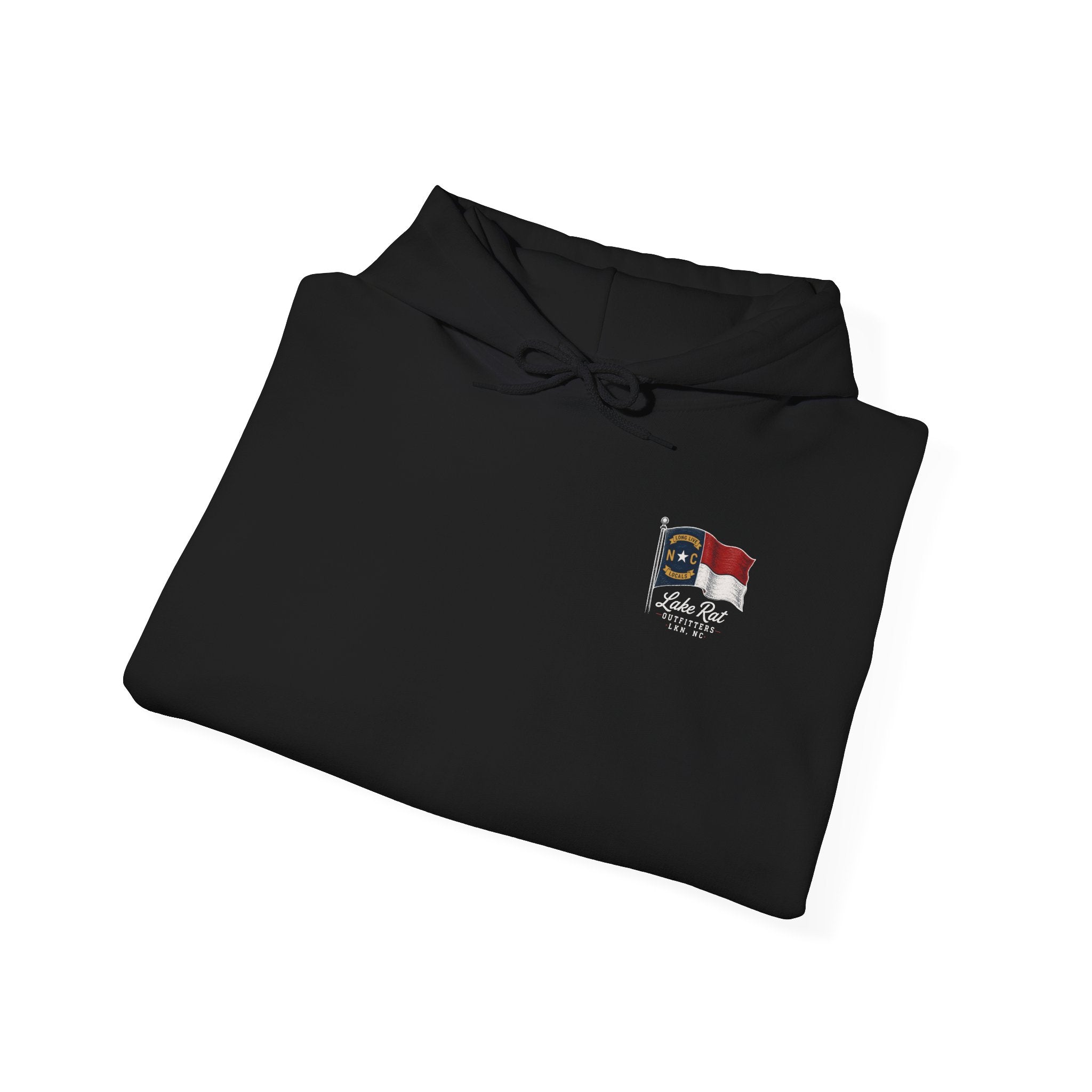 North Carolina Flag Hoodie — Lake Rat Outfitters Pullover