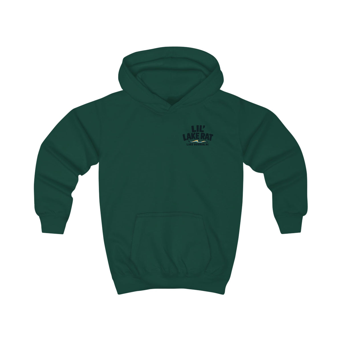 Kids Hoodie - "Lil' Lake Rat" Lake Norman Graphic Pullover