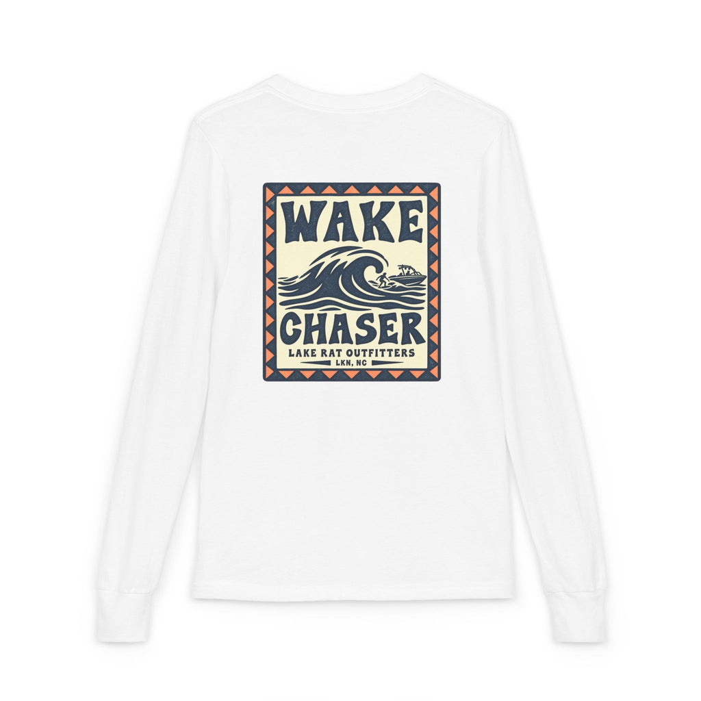 Wake Chaser Youth Long Sleeve Tee – Lake Outfitters Surf Wave Graphic