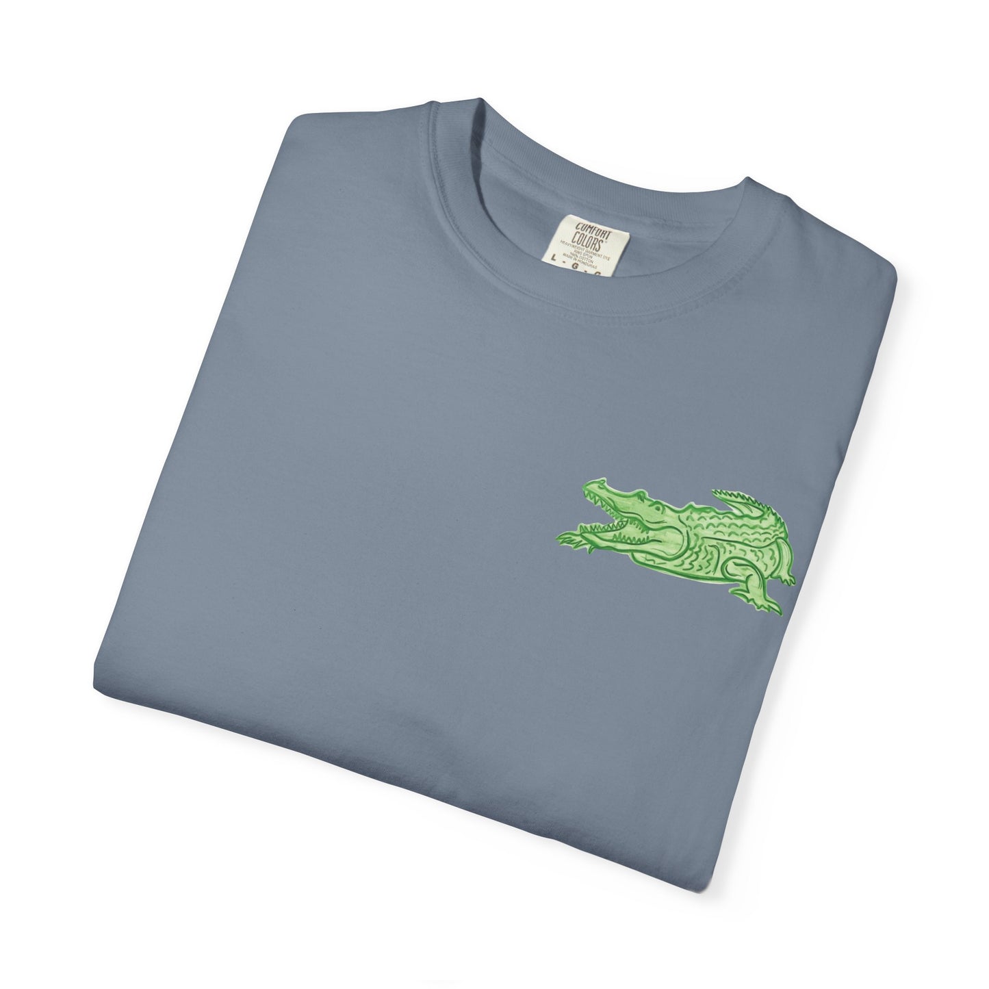 Alligator "Later" Graphic T-shirt | Relaxed Crocodile Illustration, Pool Vibes