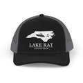 Lake Rat NC Wake Boat Snapback Trucker Cap — NC Silhouette Hat