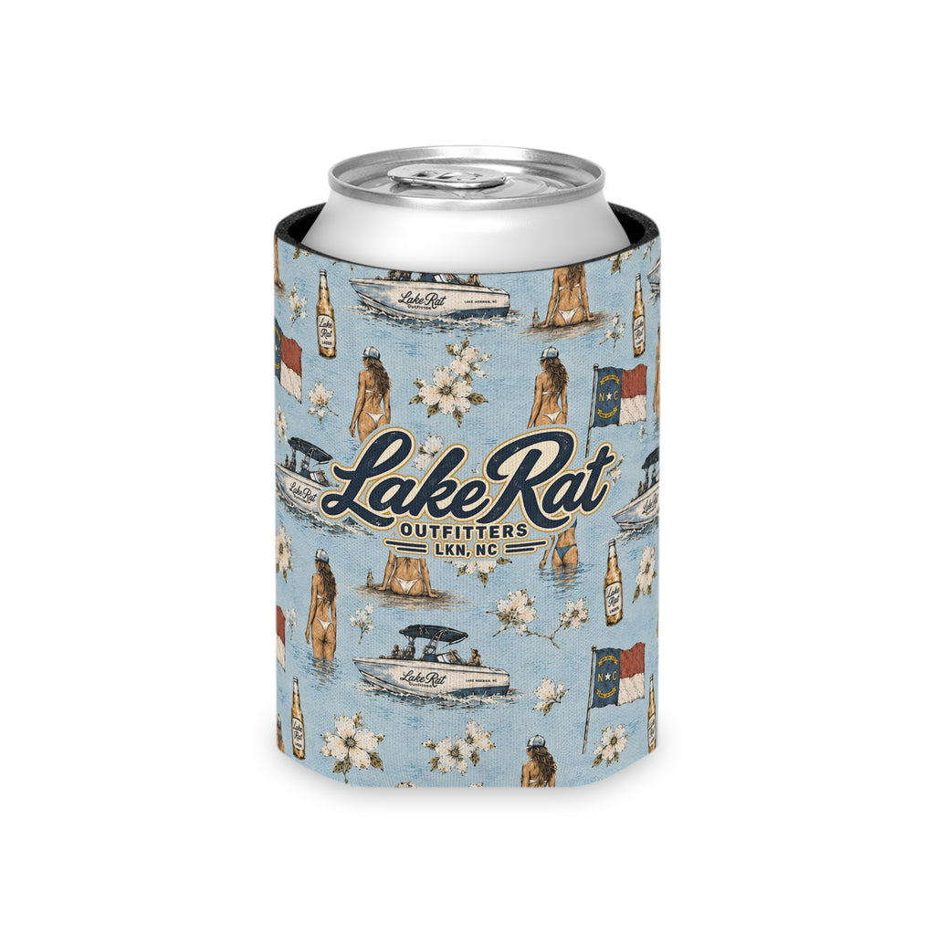 Can Cooler — Lake Rat Outfitters Coastal Pattern