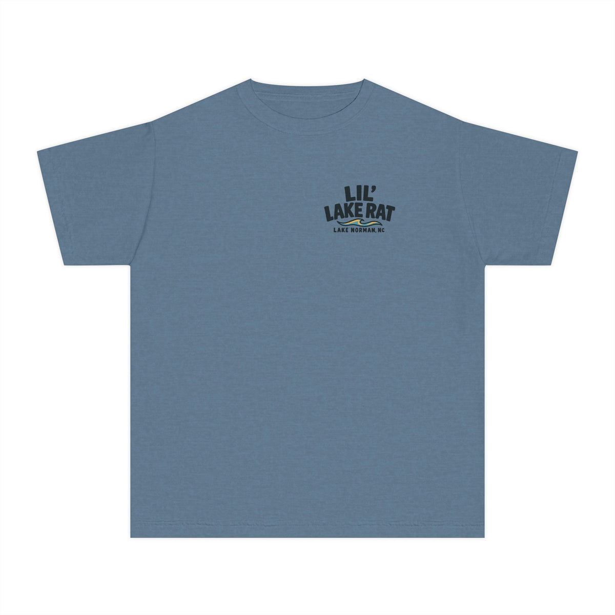 Lil' Lake Rat Youth Tee — Lake Norman Scenic Logo Kids T‑Shirt