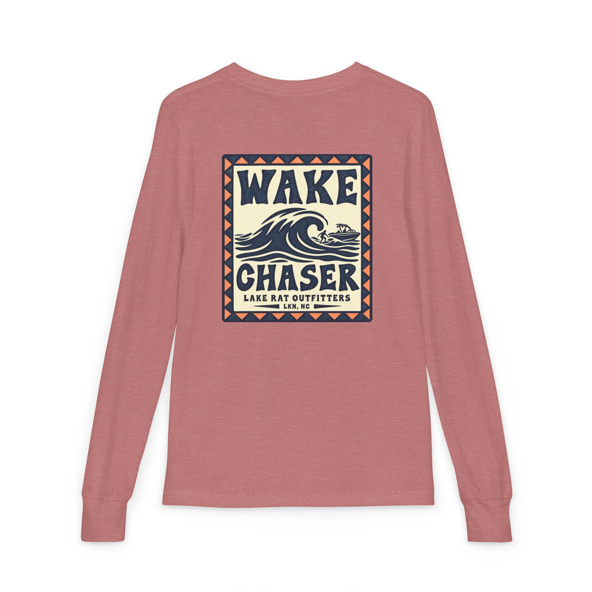 Wake Chaser Youth Long Sleeve Tee – Lake Outfitters Surf Wave Graphic