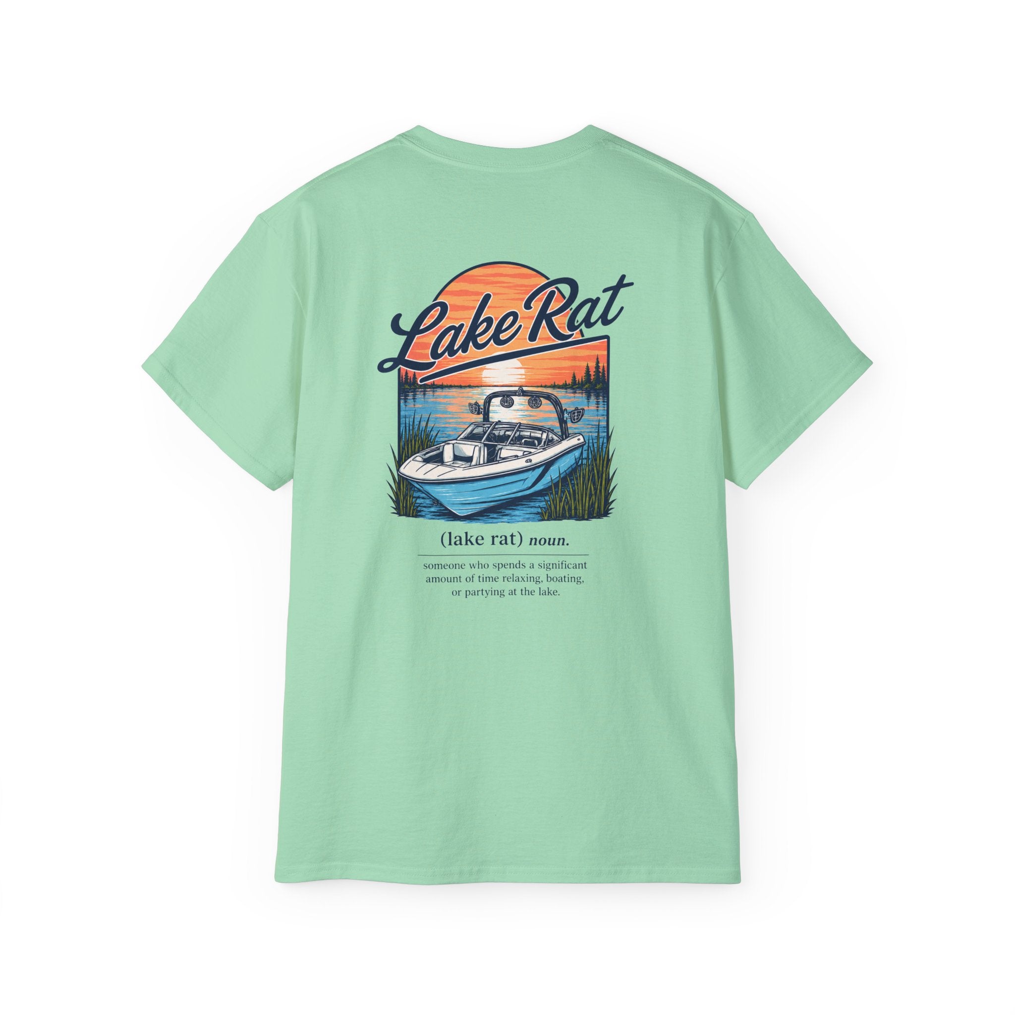 Lake Rat Definition Tee — Wake Boat Graphic T-Shirt