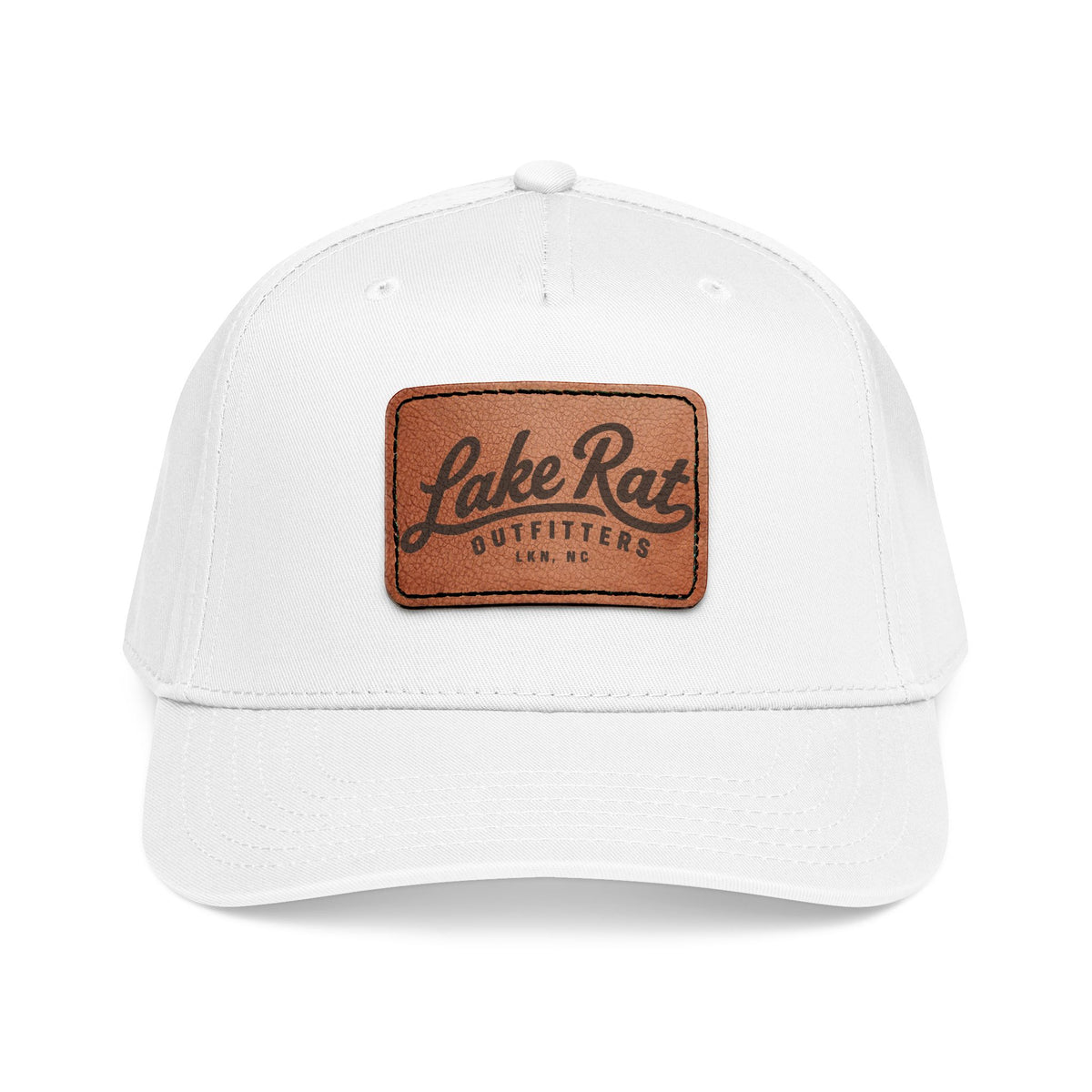 Lake Rat Outfitters Leather Patch Baseball Cap